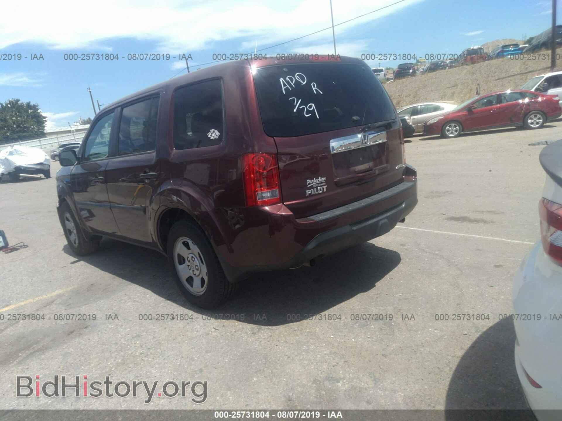2013 HONDA PILOT - VIN: 5FNYF4H2XDB062236 - Фото 3
