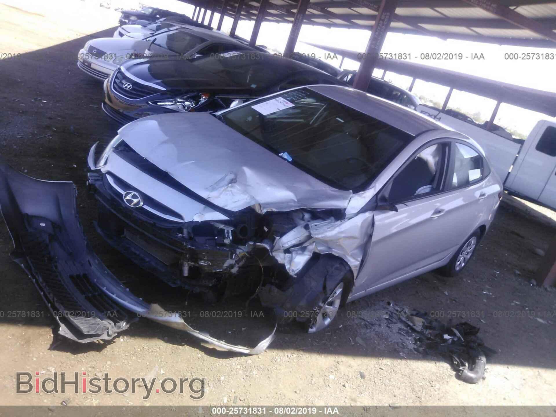 2017 HYUNDAI ACCENT - VIN: KMHCT4AE6HU200452 - Фото 2