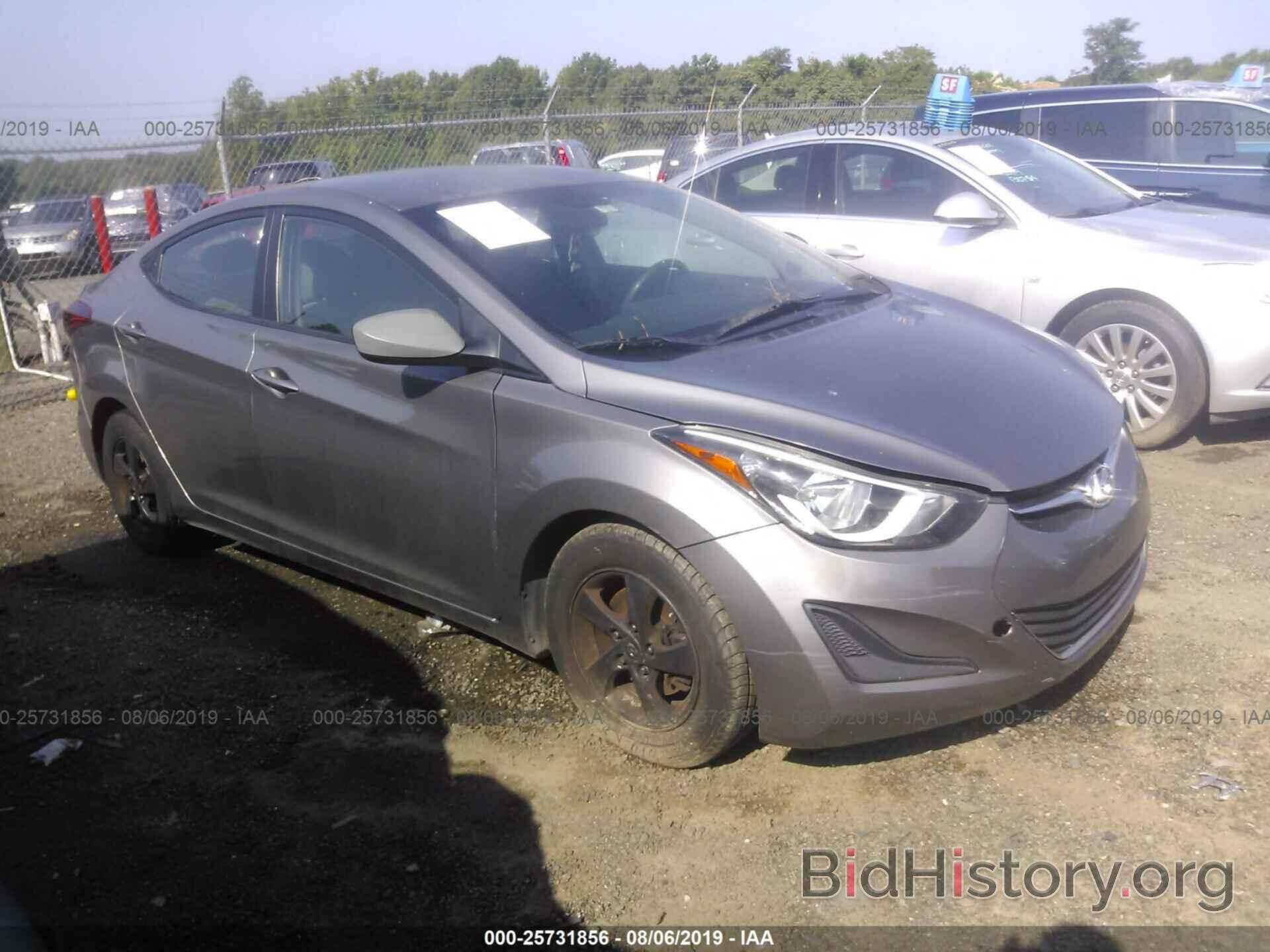 Photo 5NPDH4AE6EH503182 - HYUNDAI ELANTRA 2014