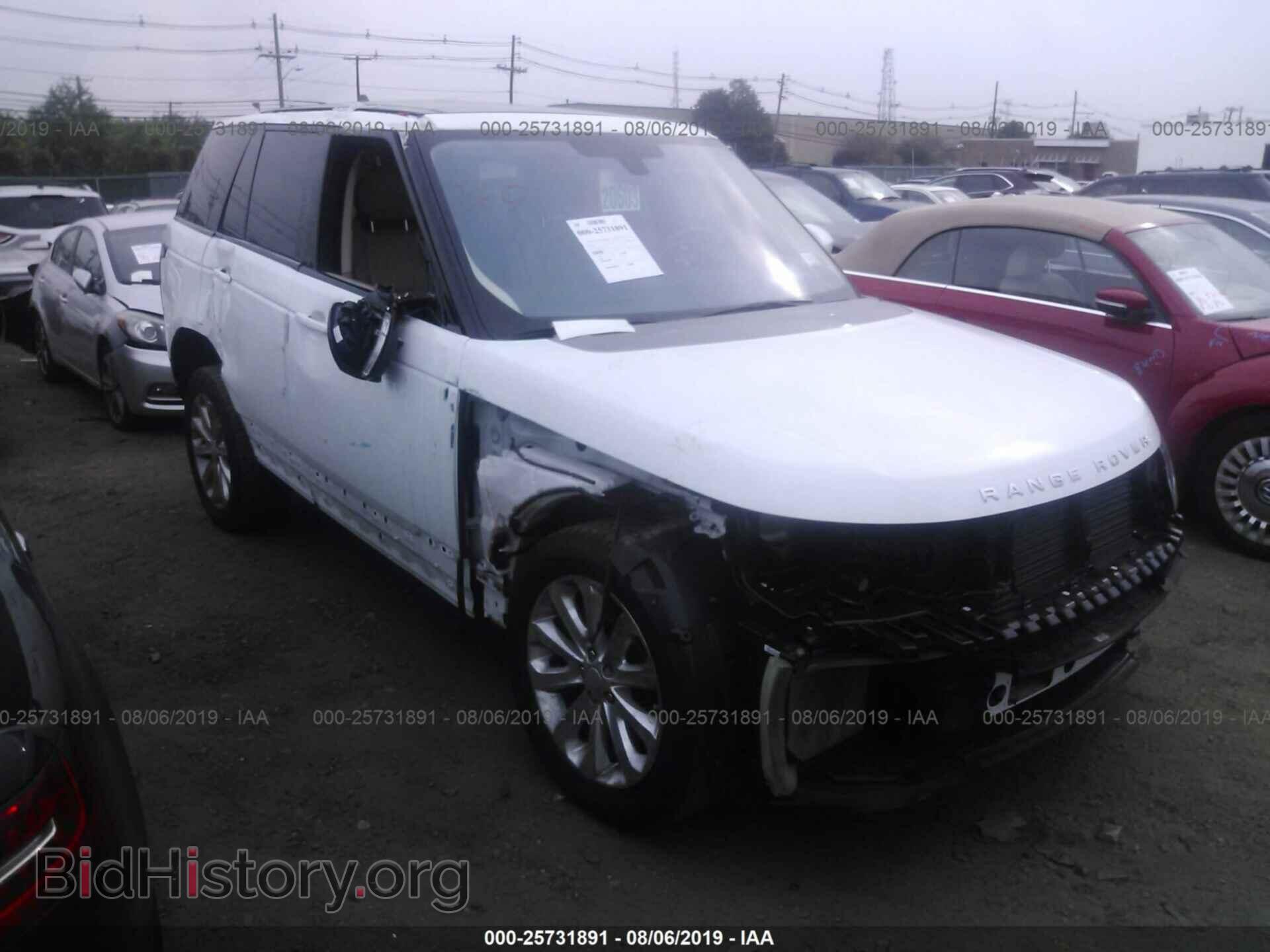 Фотография SALGS2KF9GA317357 - LAND ROVER RANGE ROVER 2016