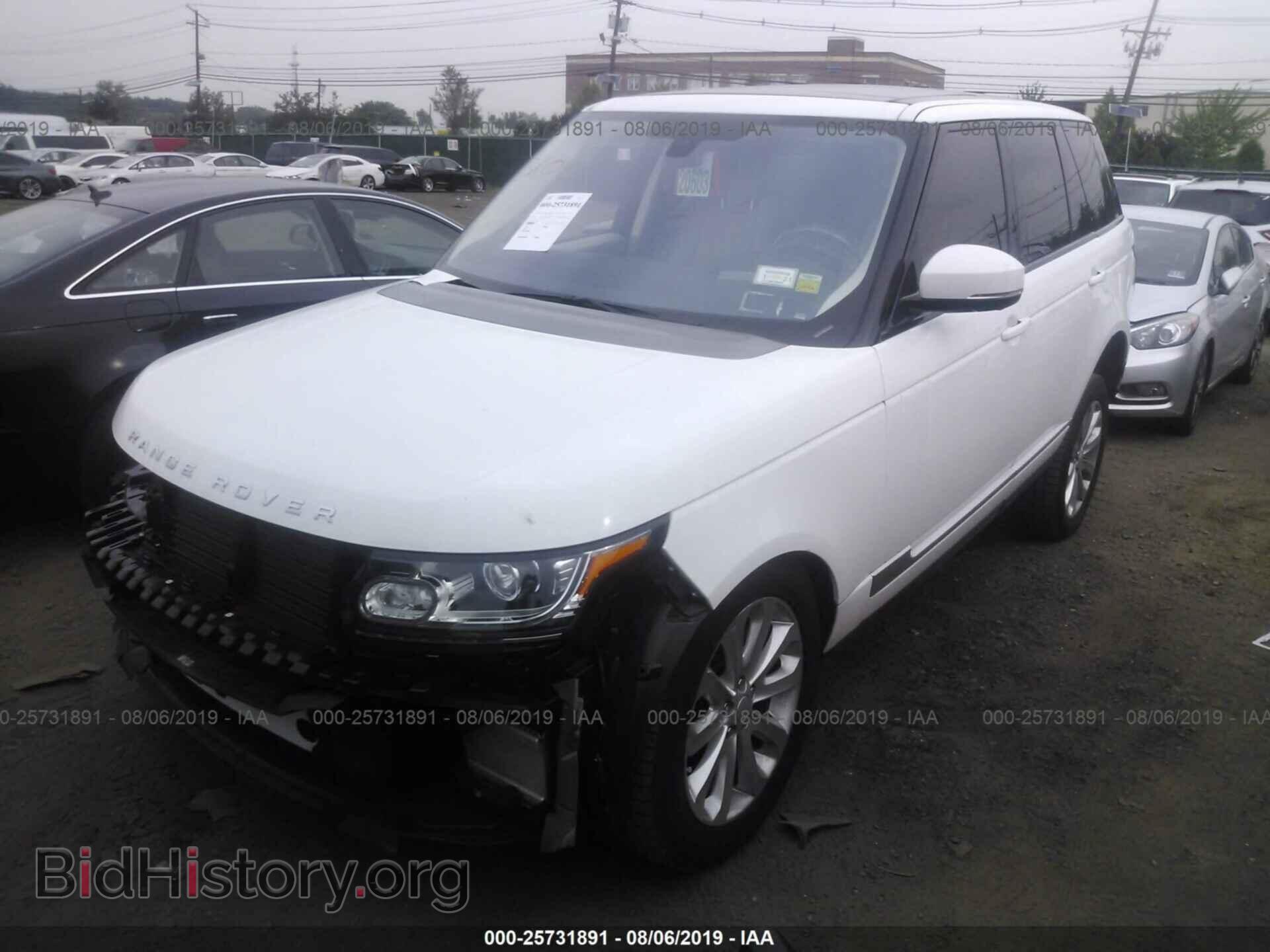 2016 LAND ROVER RANGE ROVER - VIN: SALGS2KF9GA317357 - Фото 2