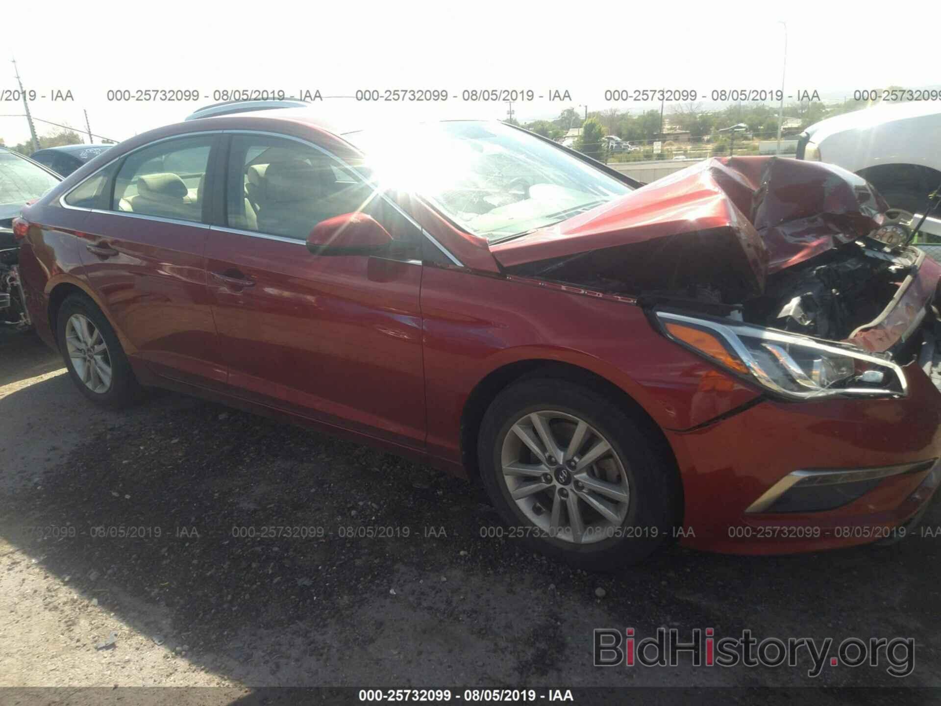 Photo 5NPE24AF8FH147298 - HYUNDAI SONATA 2015