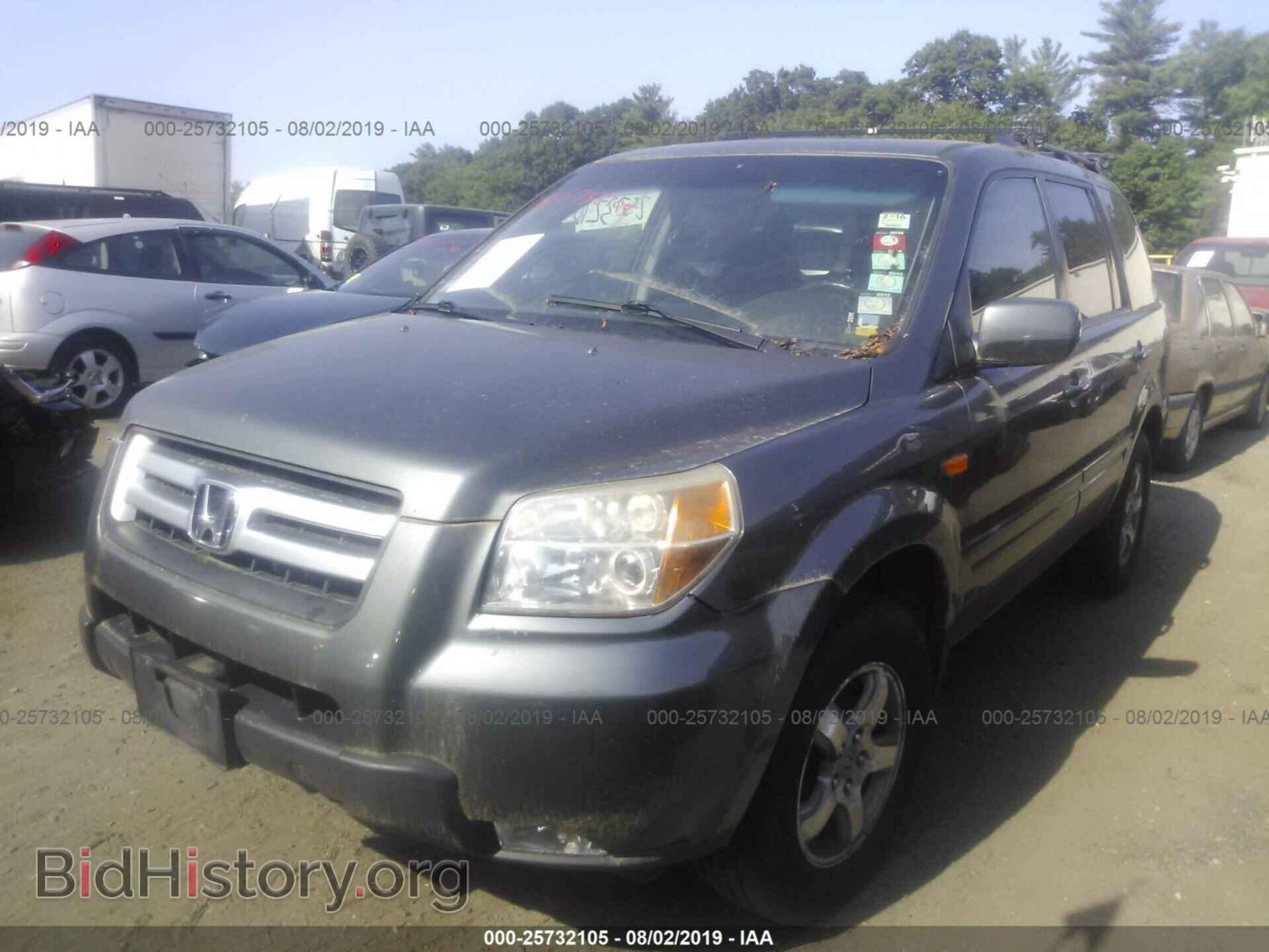 2007 HONDA PILOT - VIN: 2HKYF18787H519111 - Фото 2