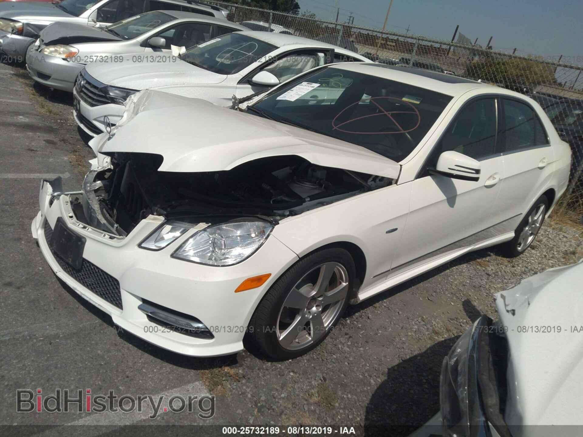 2012 MERCEDES-BENZ E - VIN: WDDHF5KB9CA594704 - Photo 2
