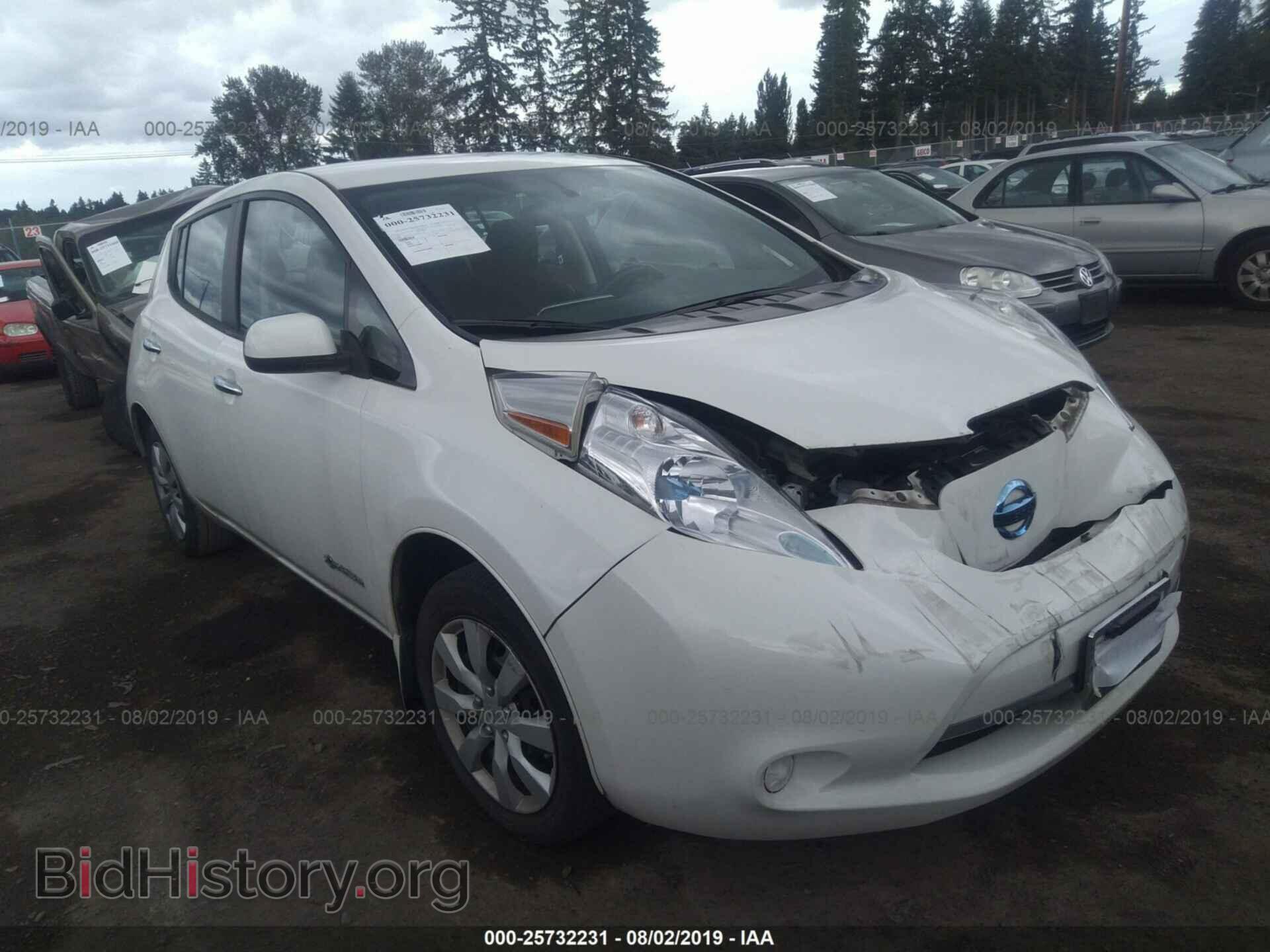 Photo 1N4AZ0CP6DC424182 - NISSAN LEAF 2013