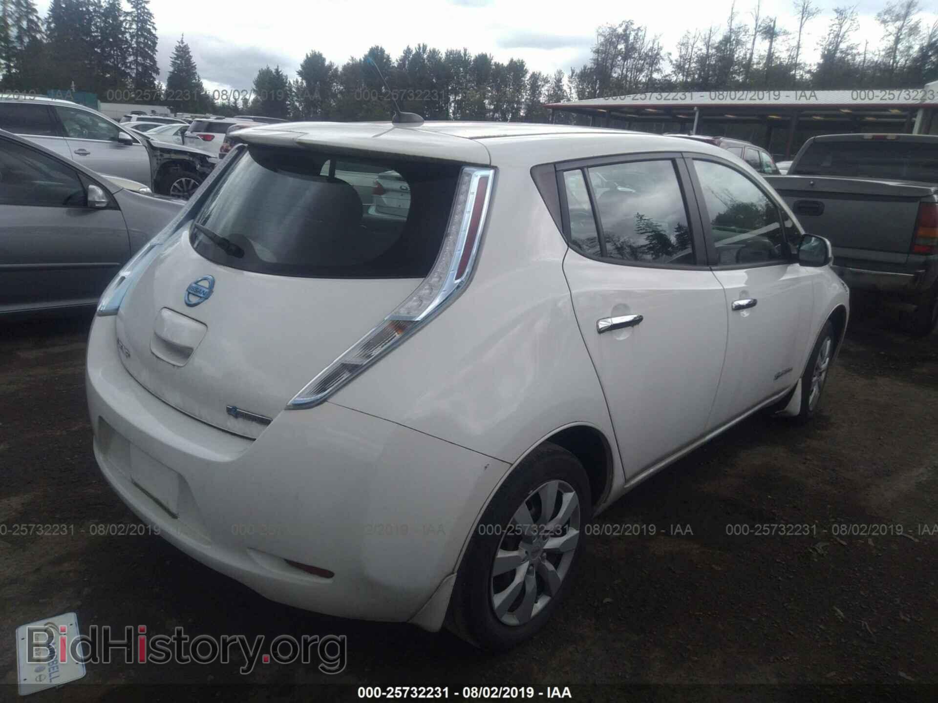 2013 NISSAN LEAF - VIN: 1N4AZ0CP6DC424182 - Фото 4