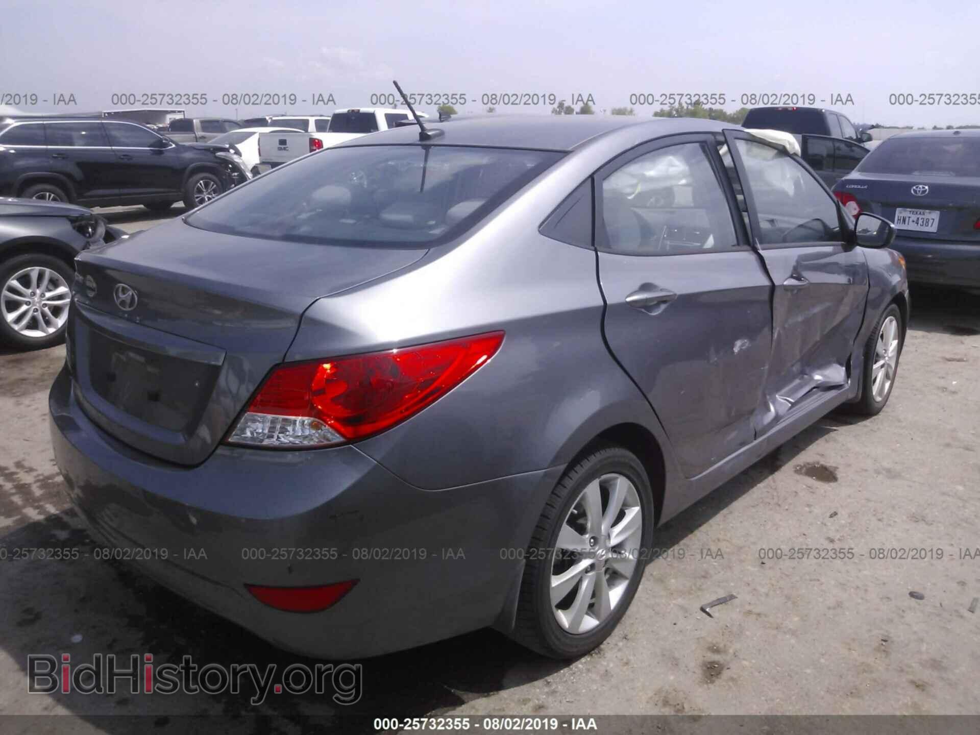 2014 HYUNDAI ACCENT - VIN: KMHCU4AE0EU627683 - Фото 4