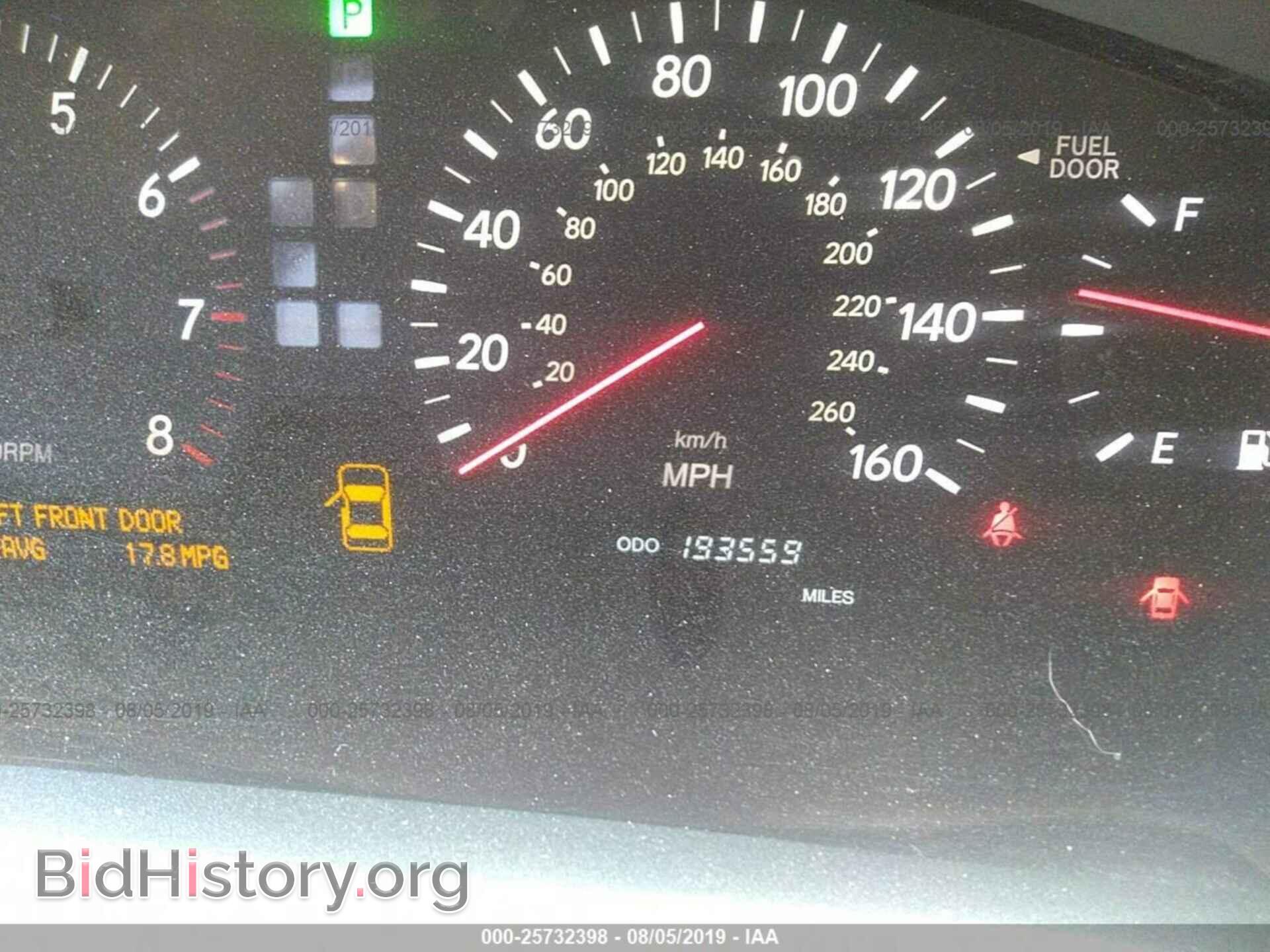 2003 LEXUS LS - VIN: JTHBN30F930098299 - Фото 7