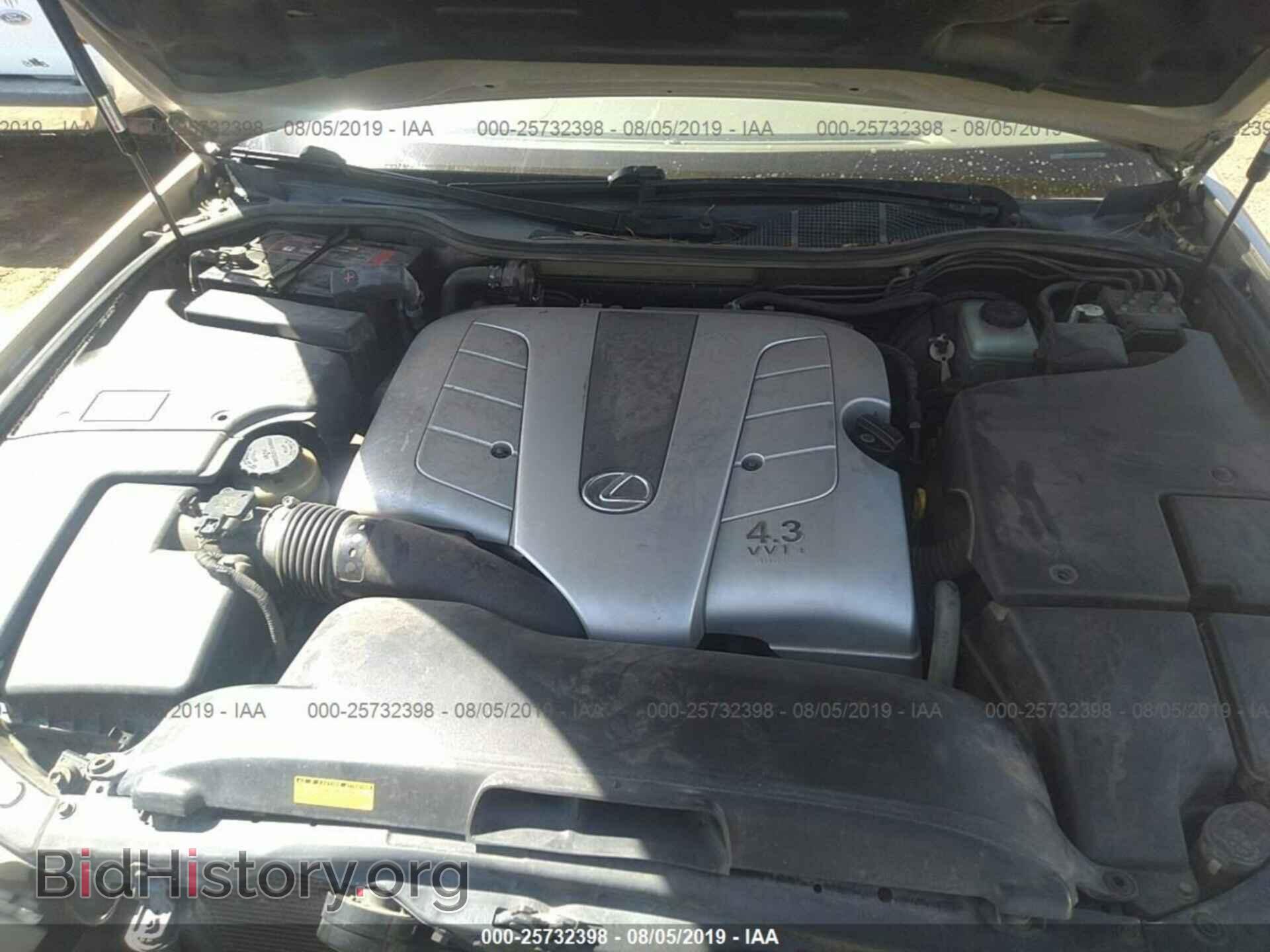 2003 LEXUS LS - VIN: JTHBN30F930098299 - Фото 10