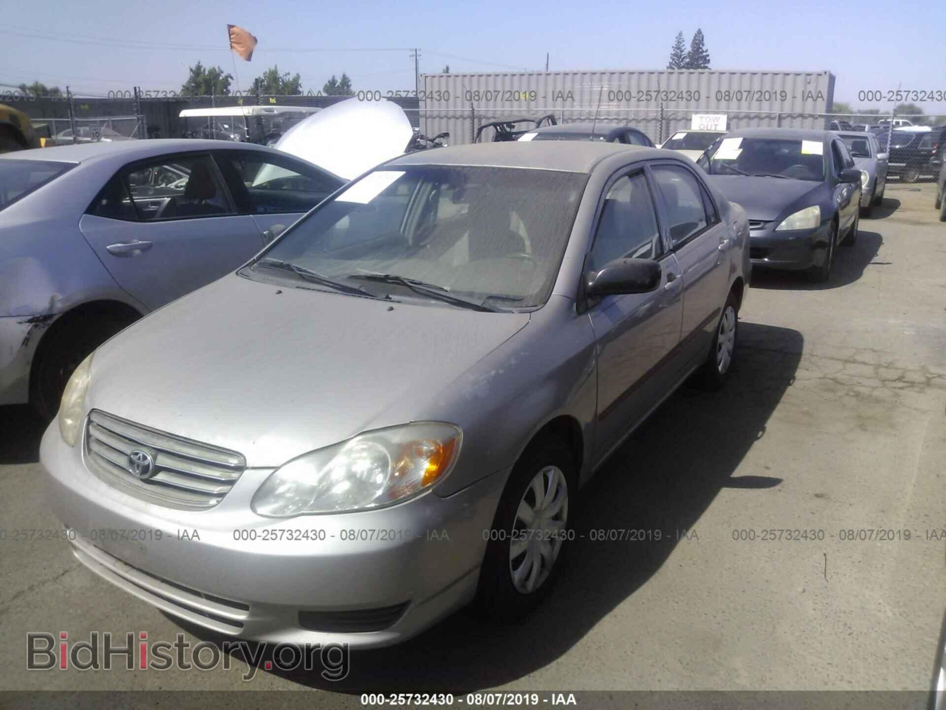 2003 TOYOTA COROLLA - VIN: 2T1BR32E43C026247 - Photo 2
