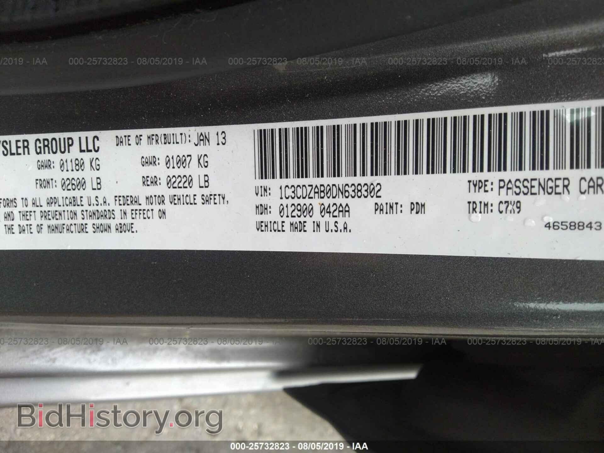 2013 DODGE AVENGER - VIN: 1C3CDZAB0DN638302 - Photo 9