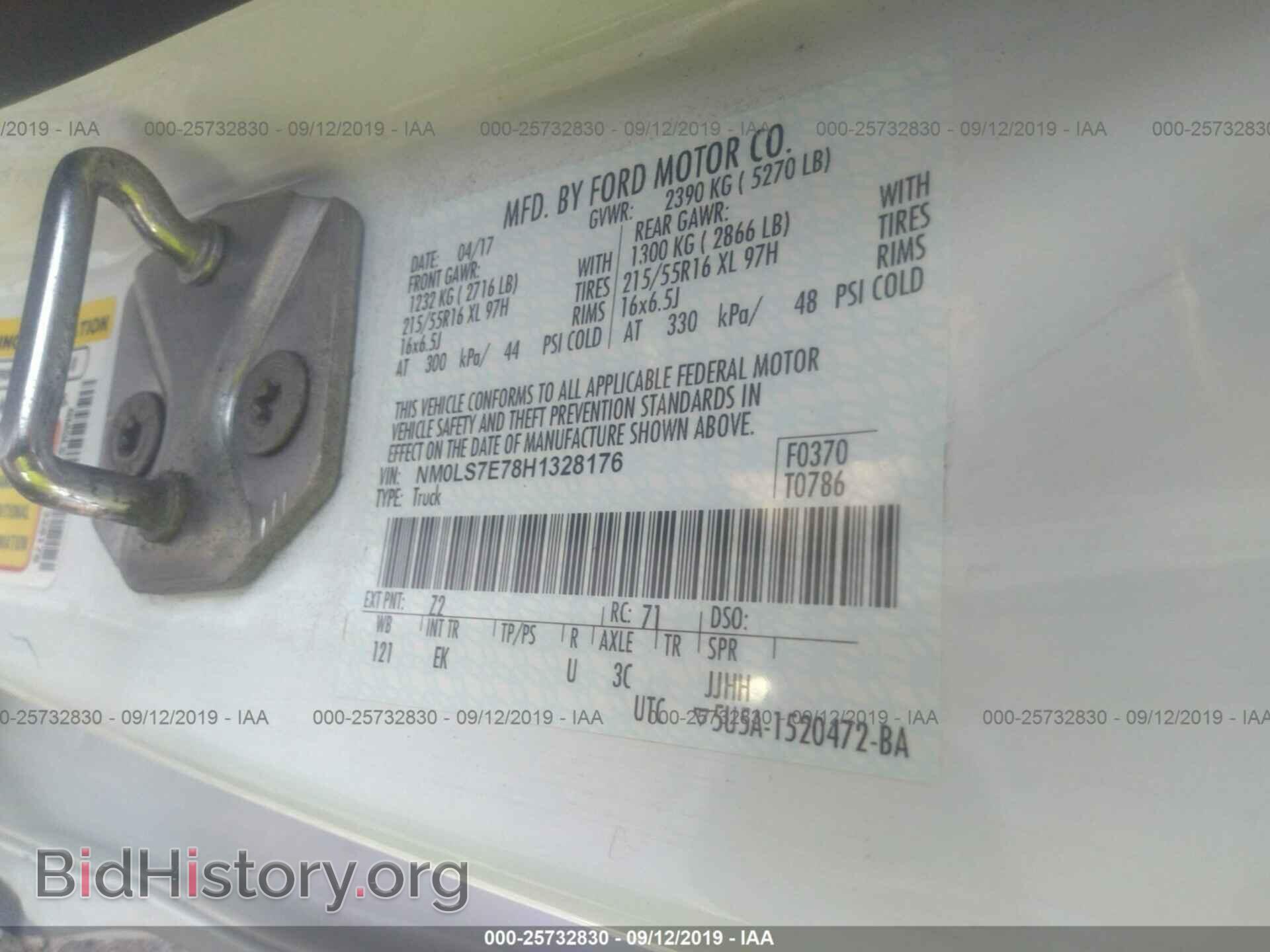 2017 FORD TRANSIT CONNECT - VIN: NM0LS7E78H1328176 - Фото 9