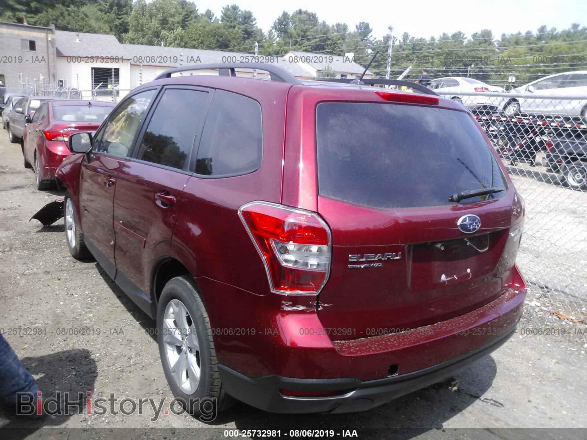 2014 SUBARU FORESTER - VIN: JF2SJAEC5EH448534 - Фото 3