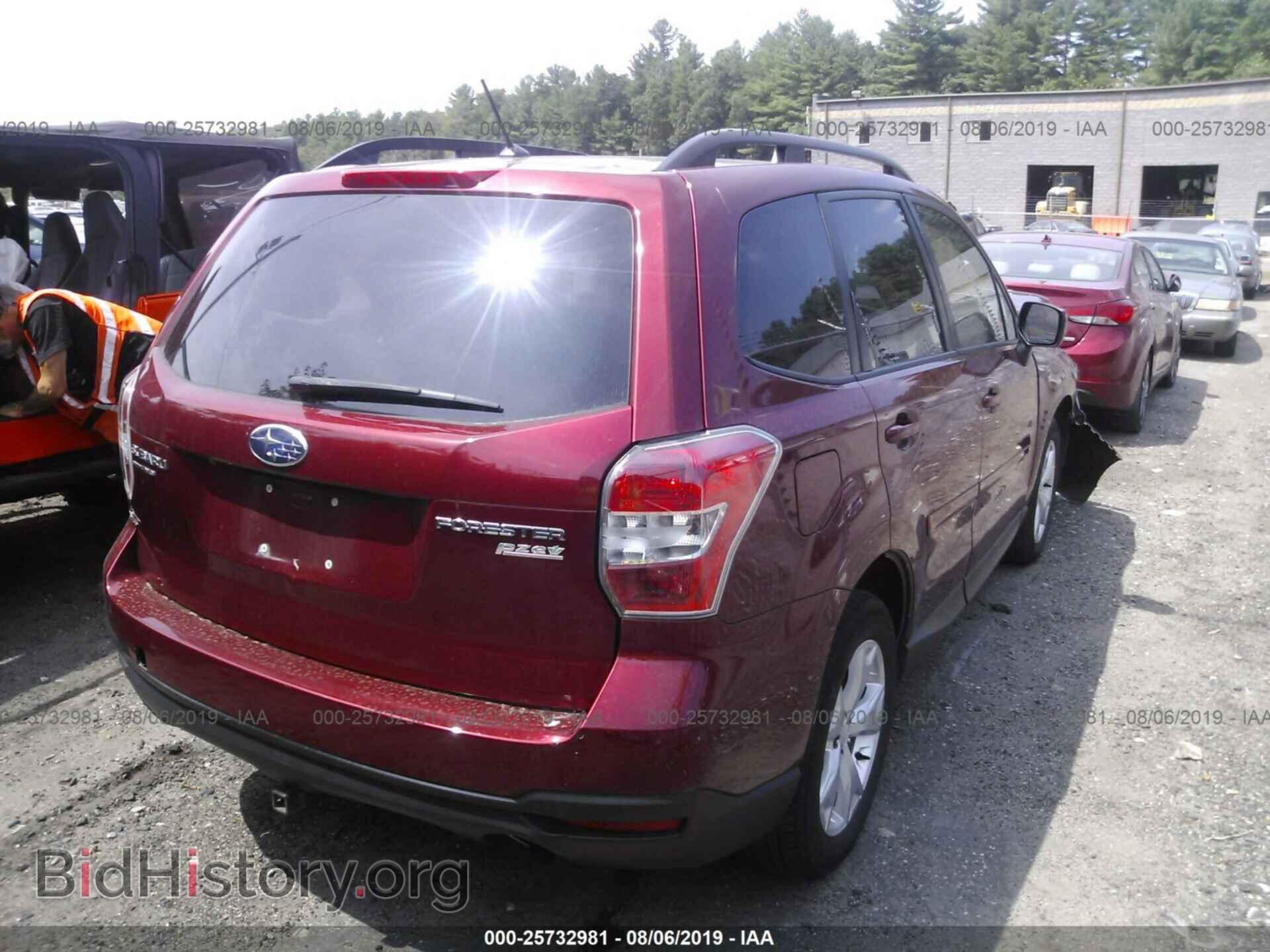 2014 SUBARU FORESTER - VIN: JF2SJAEC5EH448534 - Фото 4