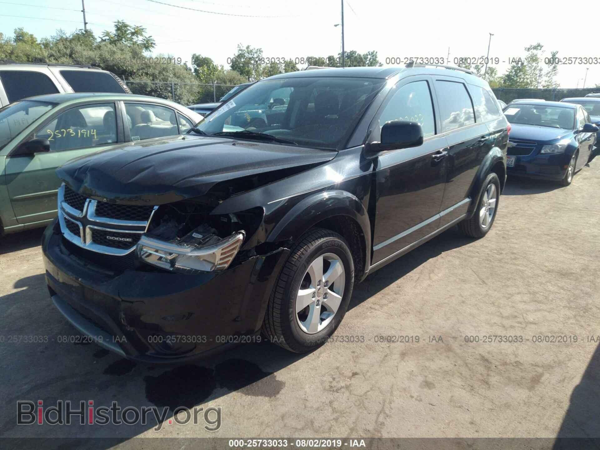 2012 DODGE JOURNEY - VIN: 3C4PDCBG3CT184646 - Фото 2
