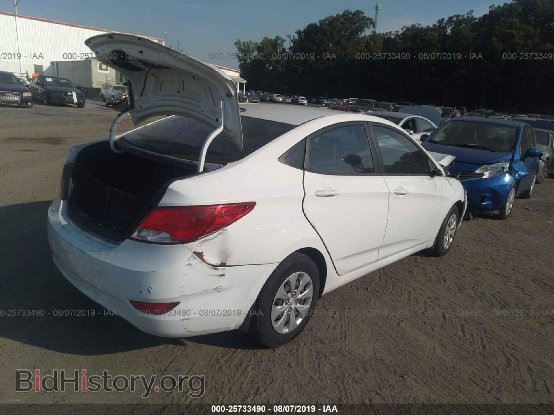 2016 HYUNDAI ACCENT - VIN: KMHCT4AE9GU994507 - Фото 4