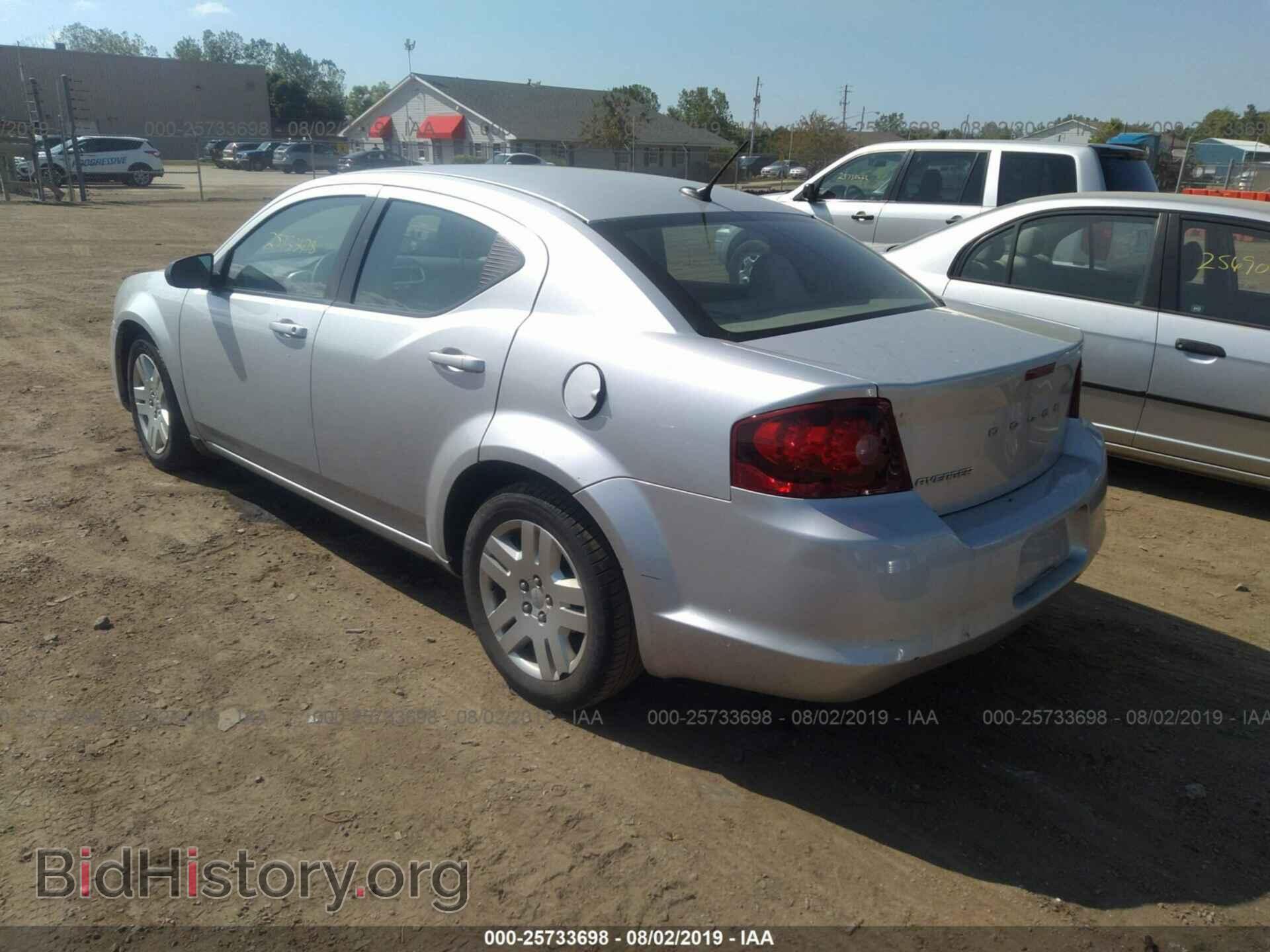 2012 DODGE AVENGER - VIN: 1C3CDZAB9CN216382 - Фото 3
