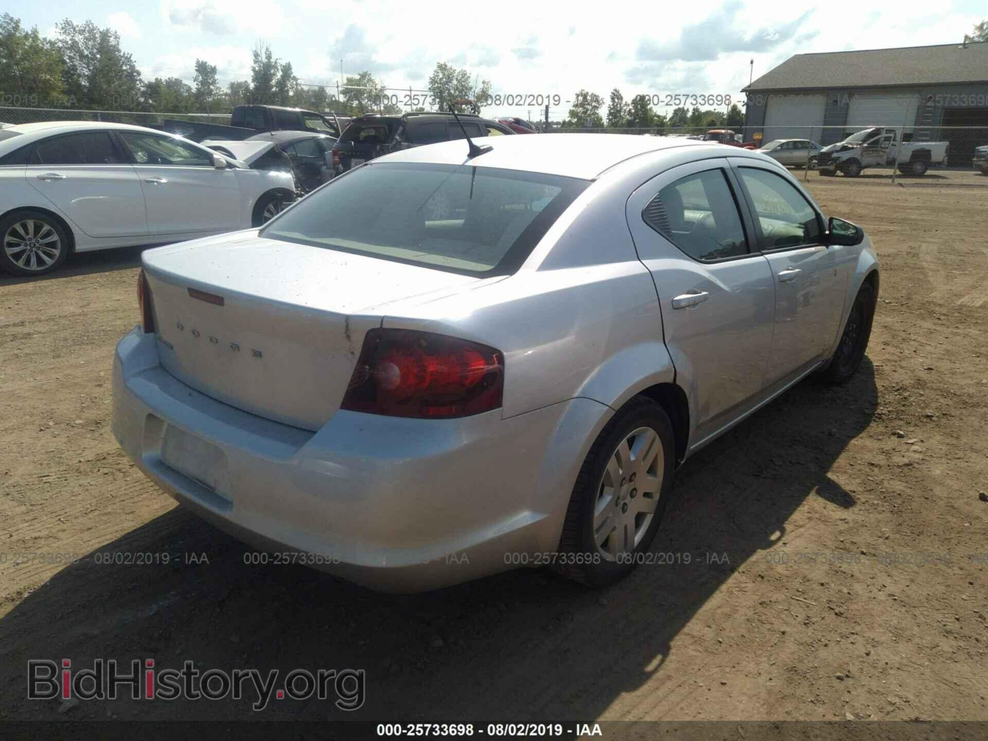 2012 DODGE AVENGER - VIN: 1C3CDZAB9CN216382 - Фото 4