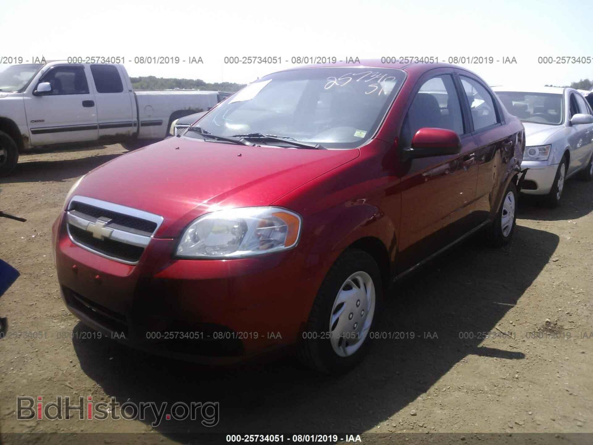 2011 CHEVROLET AVEO - VIN: KL1TD5DE4BB131869 - Фото 2
