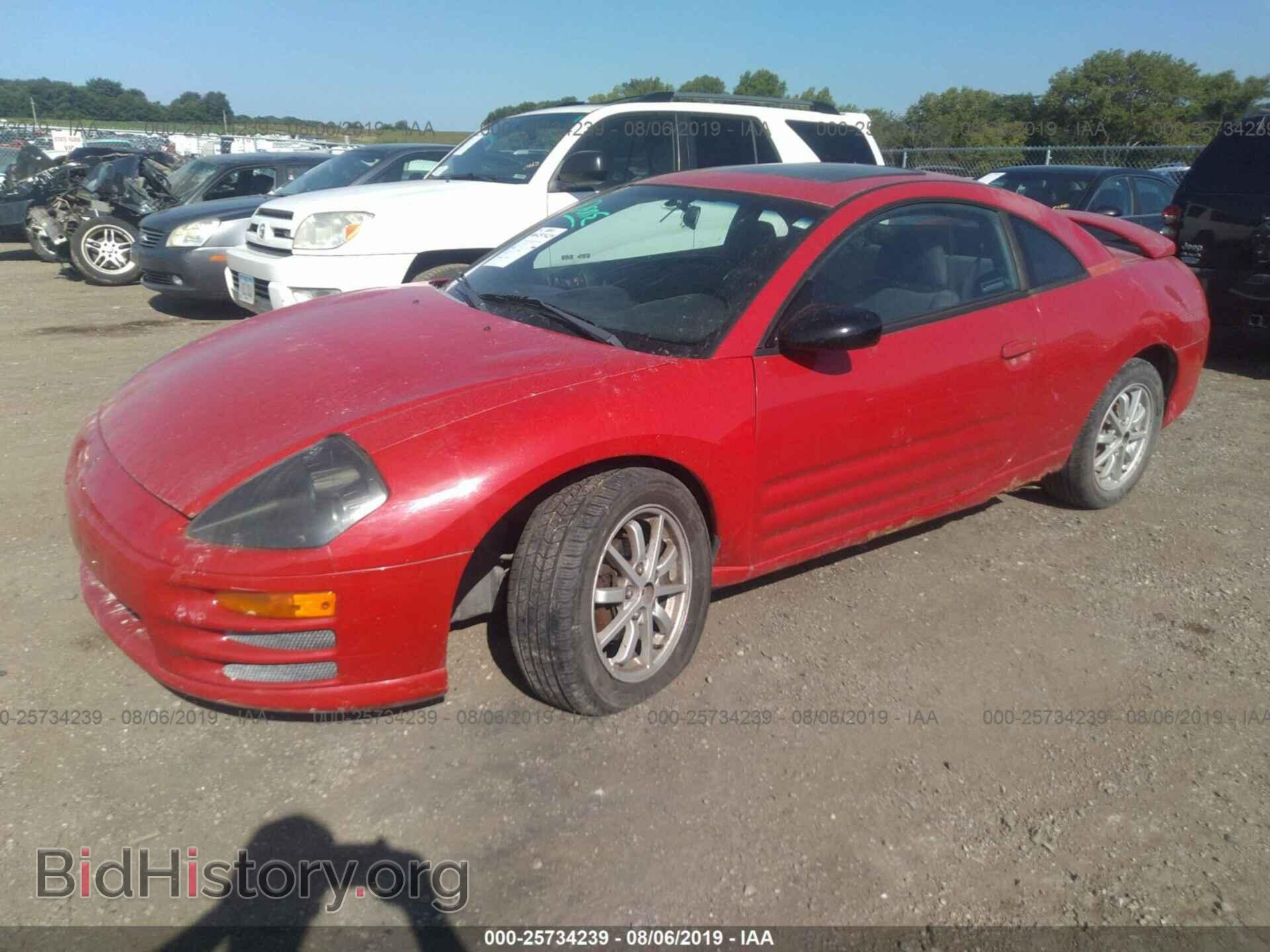 2000 MITSUBISHI ECLIPSE - VIN: 4A3AC44G6YE172944 - Фото 2