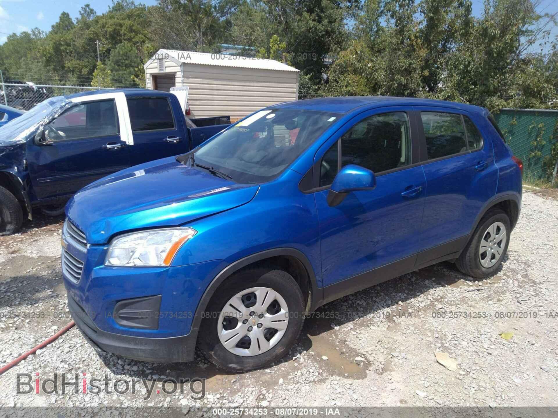 2015 CHEVROLET TRAX - VIN: KL7CJKSB9FB247175 - Фото 2