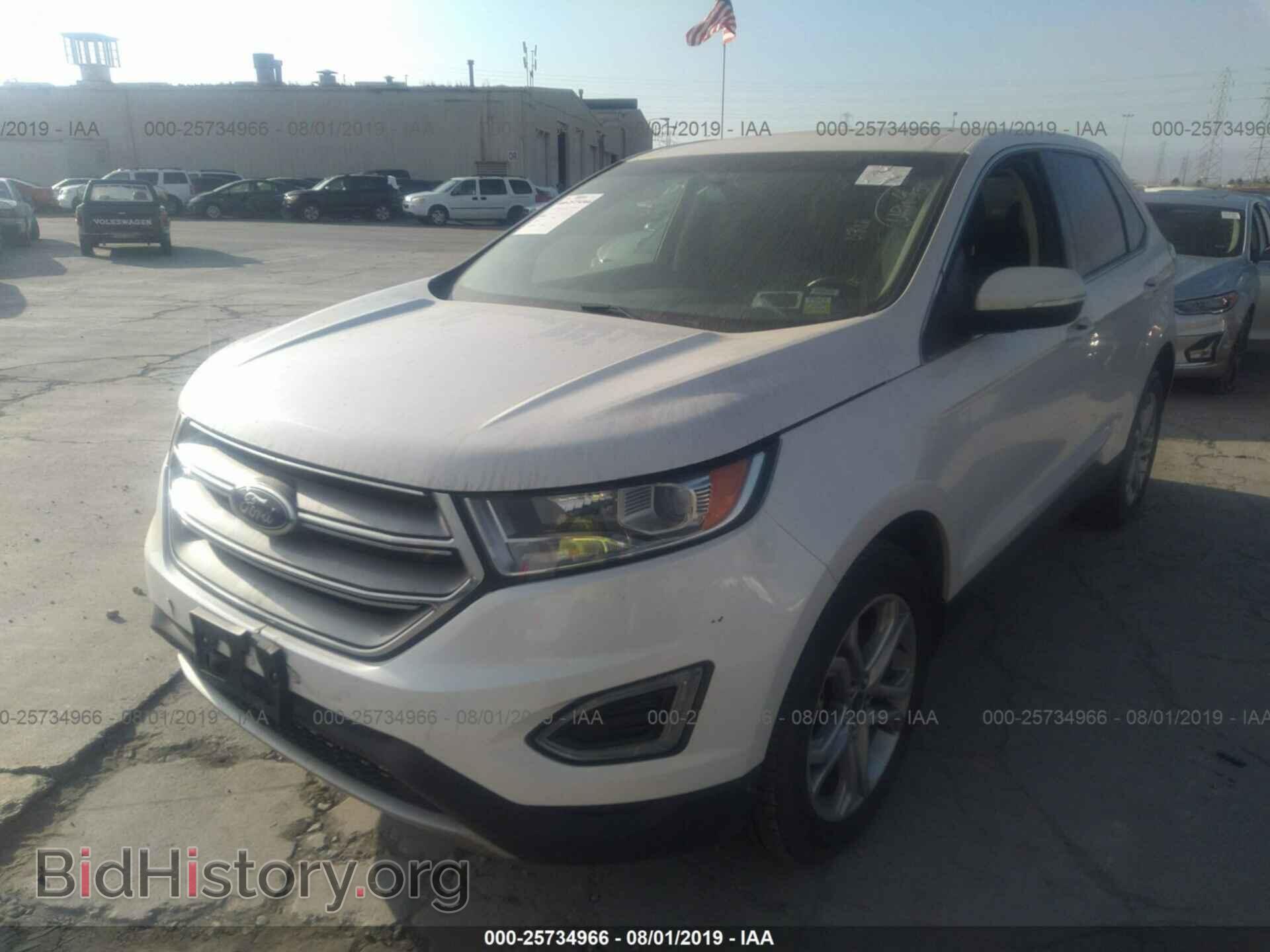 2017 FORD EDGE - VIN: 2FMPK4K92HBB91082 - Фото 2