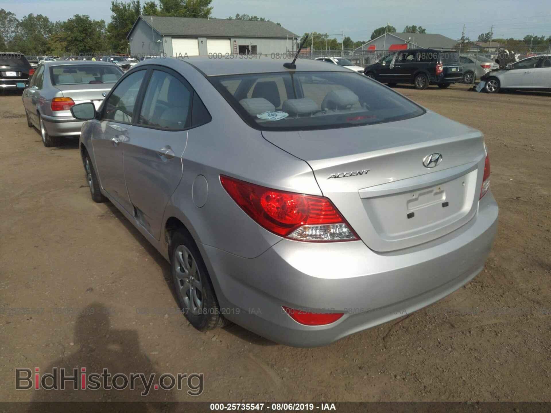 2013 HYUNDAI ACCENT - VIN: KMHCT4AEXDU421630 - Фото 3