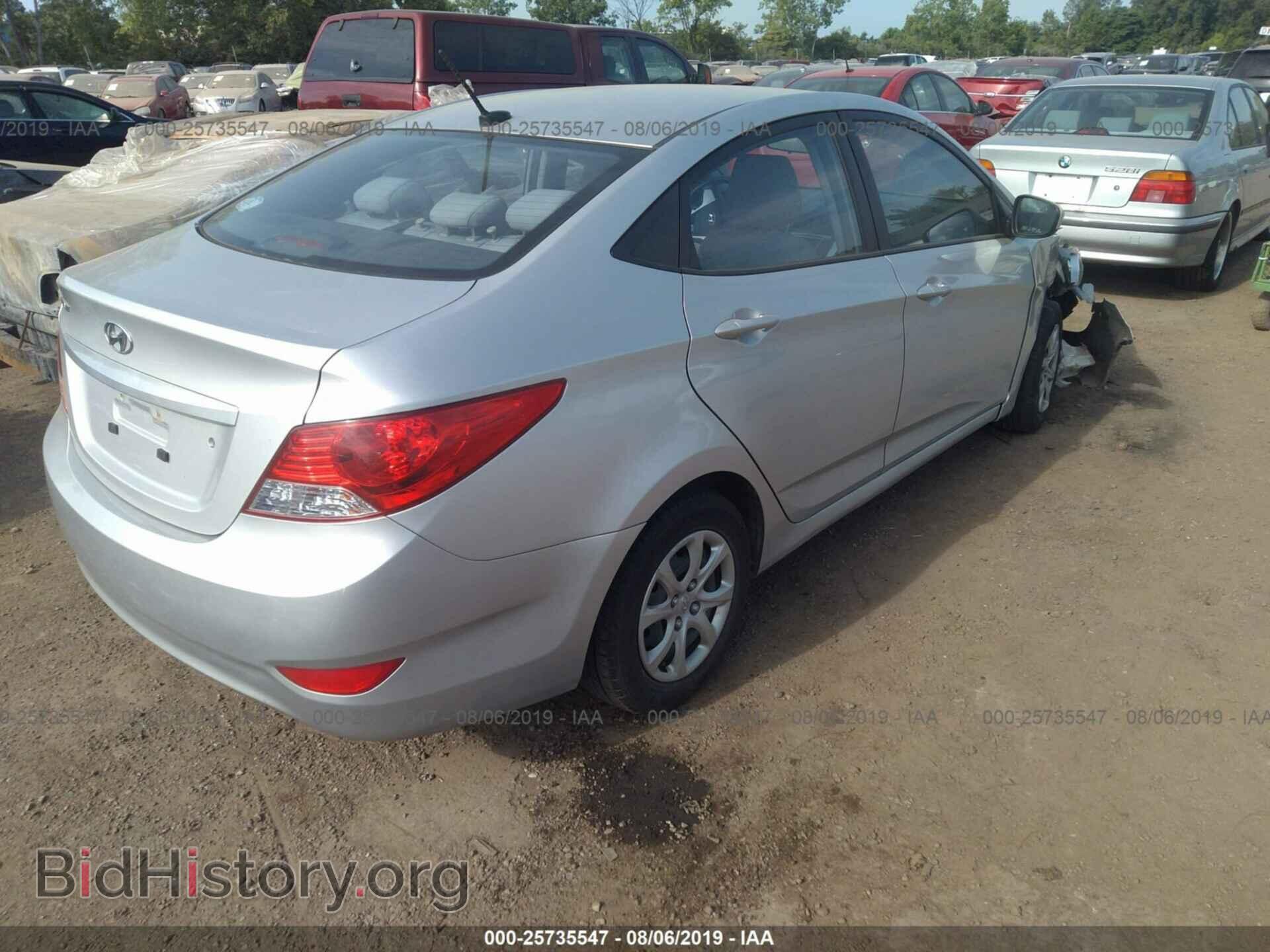 2013 HYUNDAI ACCENT - VIN: KMHCT4AEXDU421630 - Фото 4