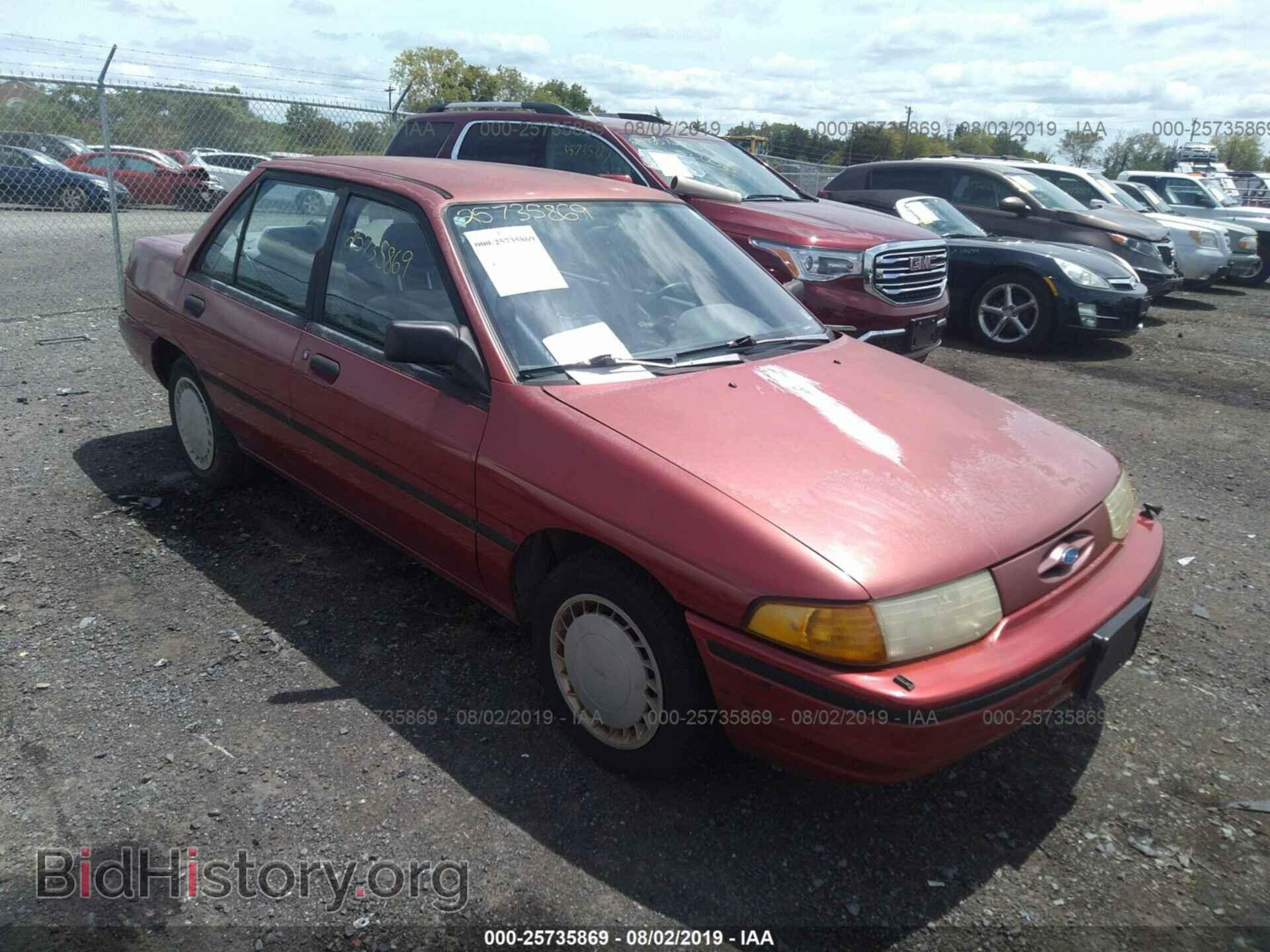 Photo 3FAPP13J3PR166372 - FORD ESCORT 1993