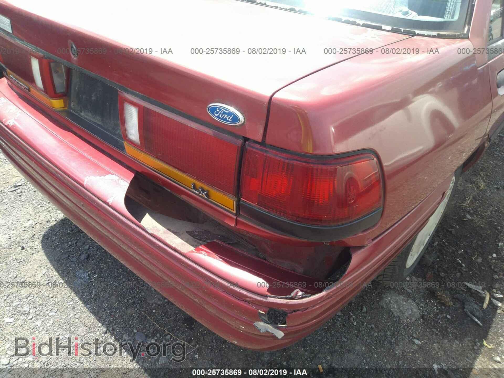1993 FORD ESCORT - VIN: 3FAPP13J3PR166372 - Фото 6
