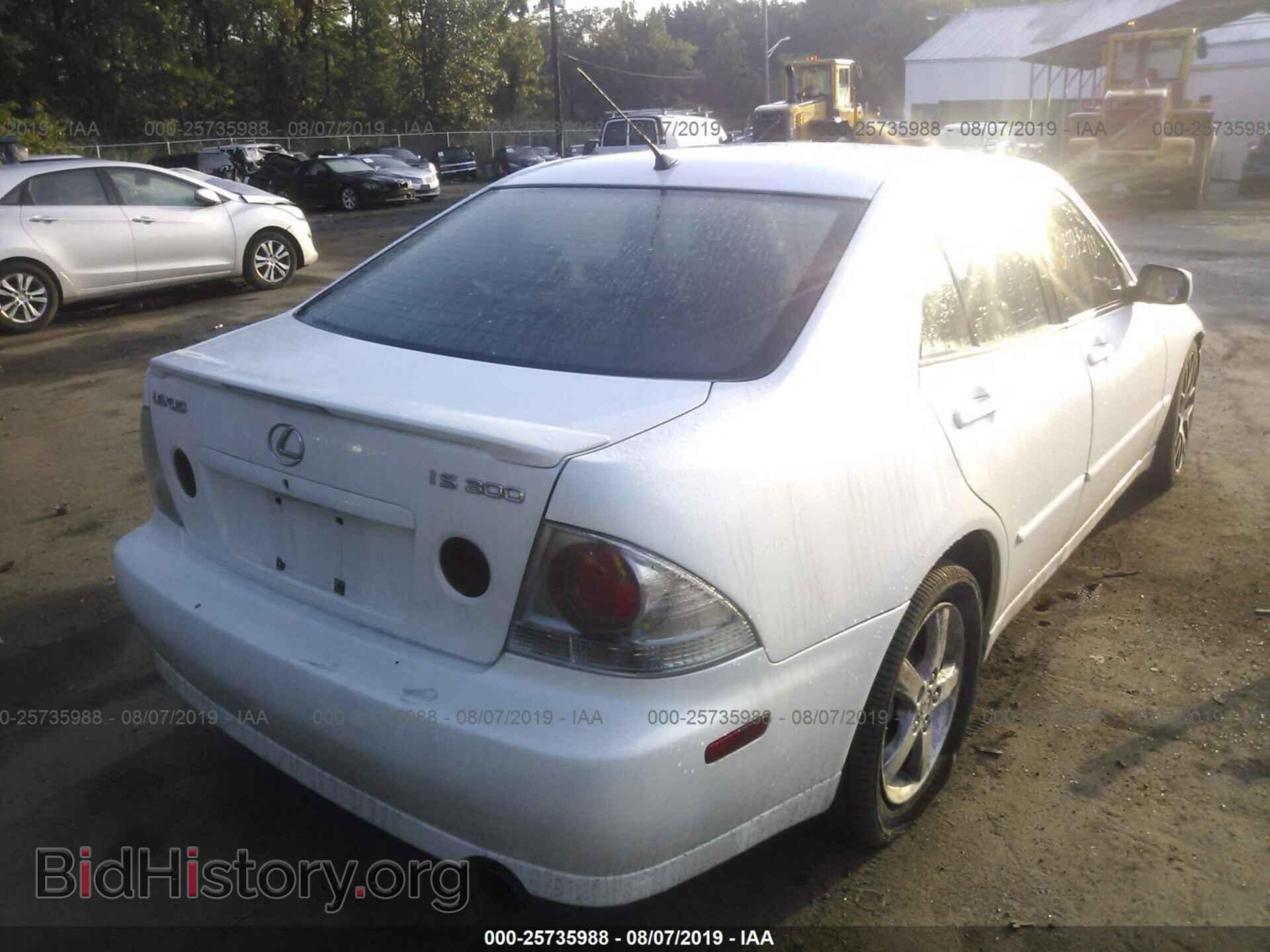 2002 LEXUS IS - VIN: JTHBD192020046906 - Фото 4