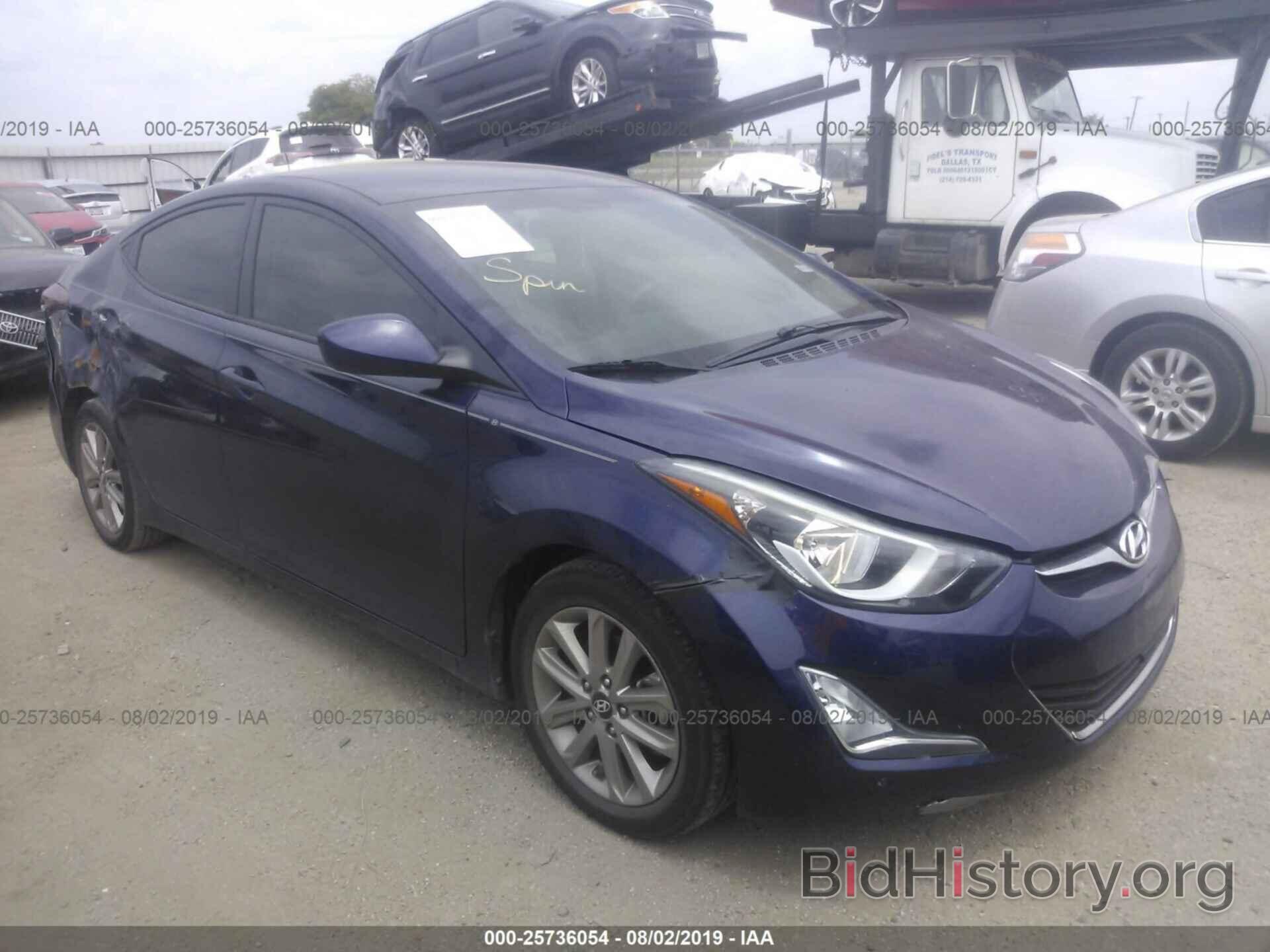 Photo 5NPDH4AE2EH505432 - HYUNDAI ELANTRA 2014