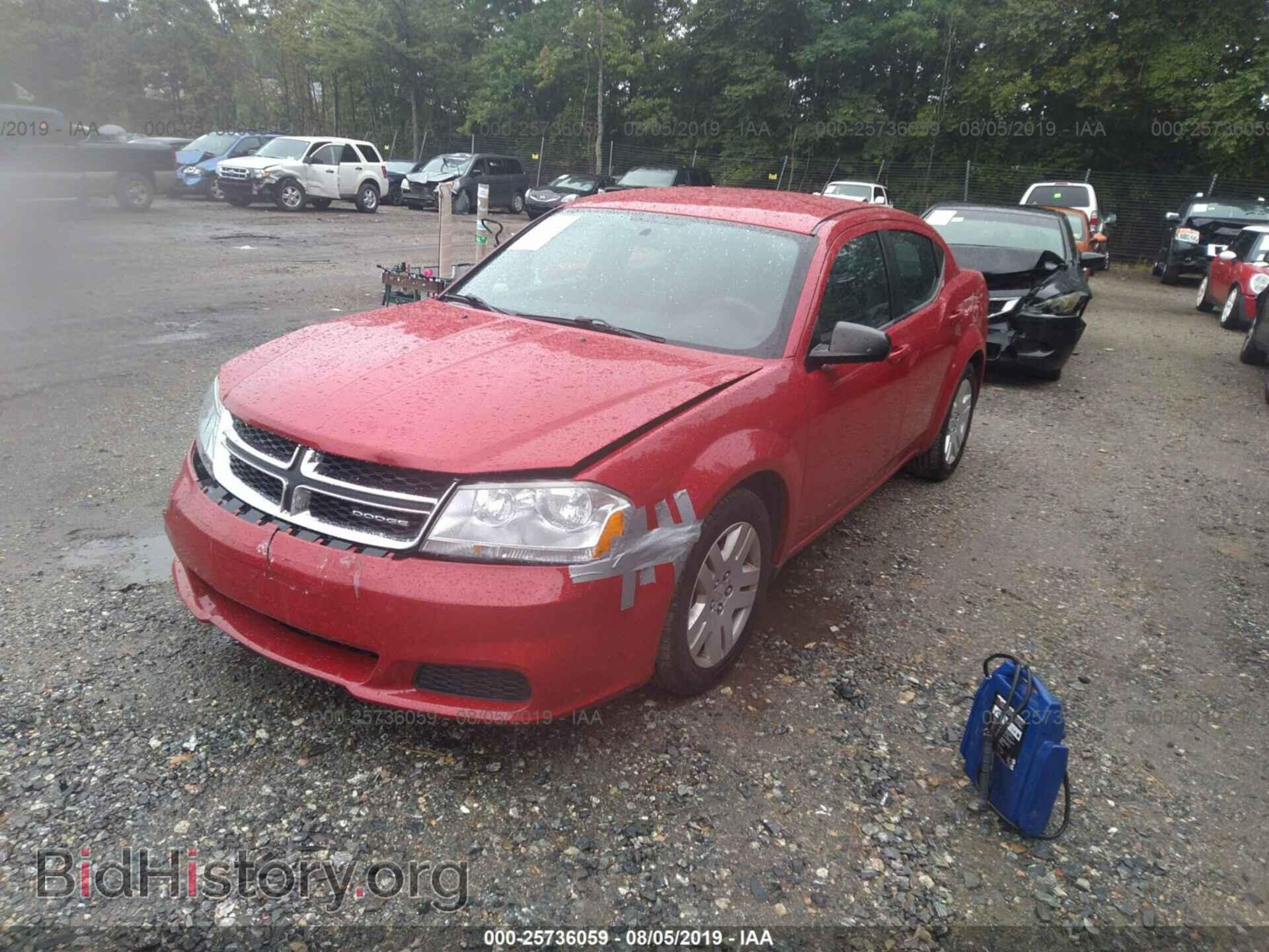 2011 DODGE AVENGER - VIN: 1B3BD4FB8BN517096 - Фото 2