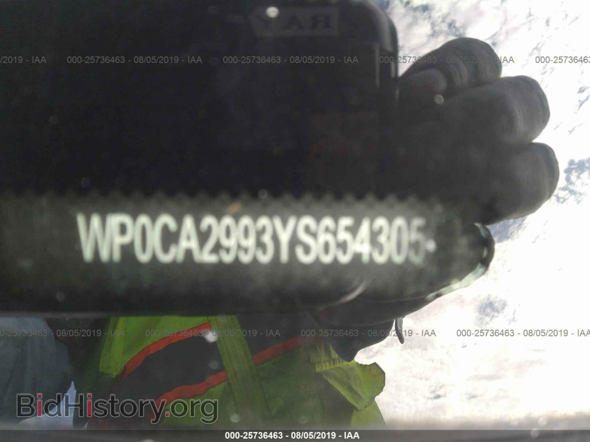 2000 PORSCHE 911 - VIN: WP0CA2993YS654305 - Фото 9