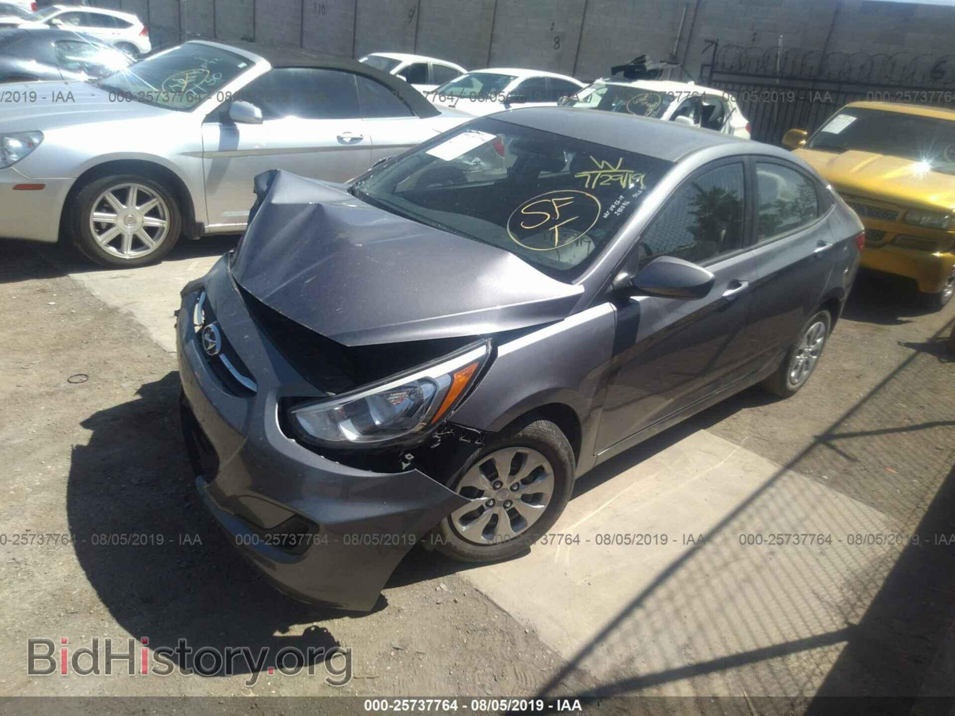 2016 HYUNDAI ACCENT - VIN: KMHCT4AE3GU103420 - Фото 2