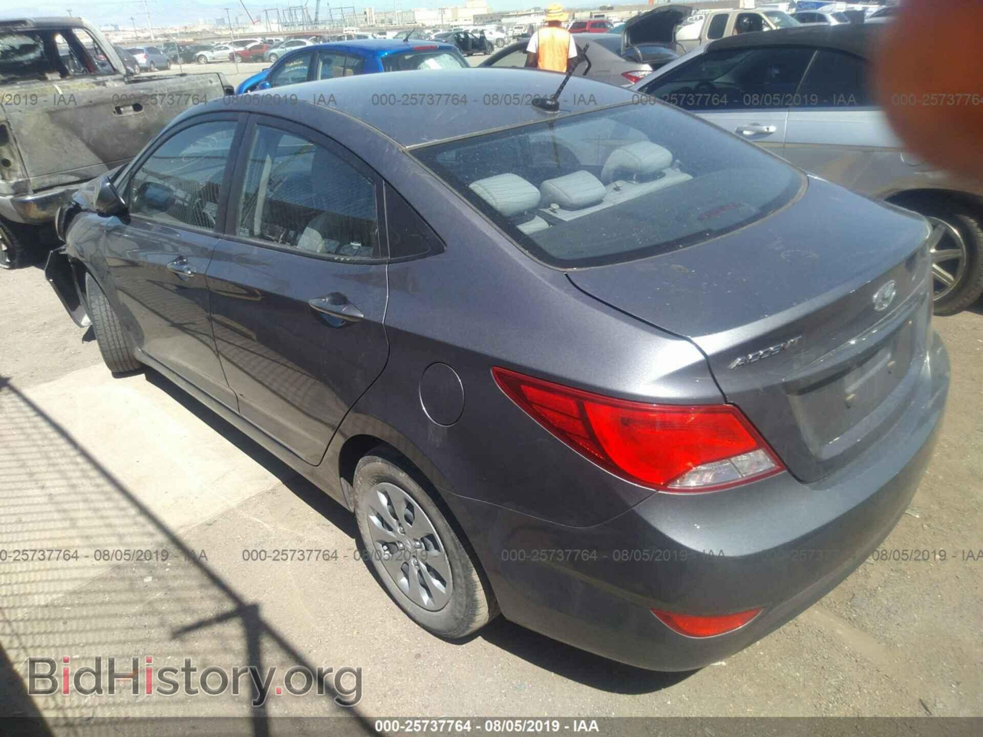 2016 HYUNDAI ACCENT - VIN: KMHCT4AE3GU103420 - Фото 3