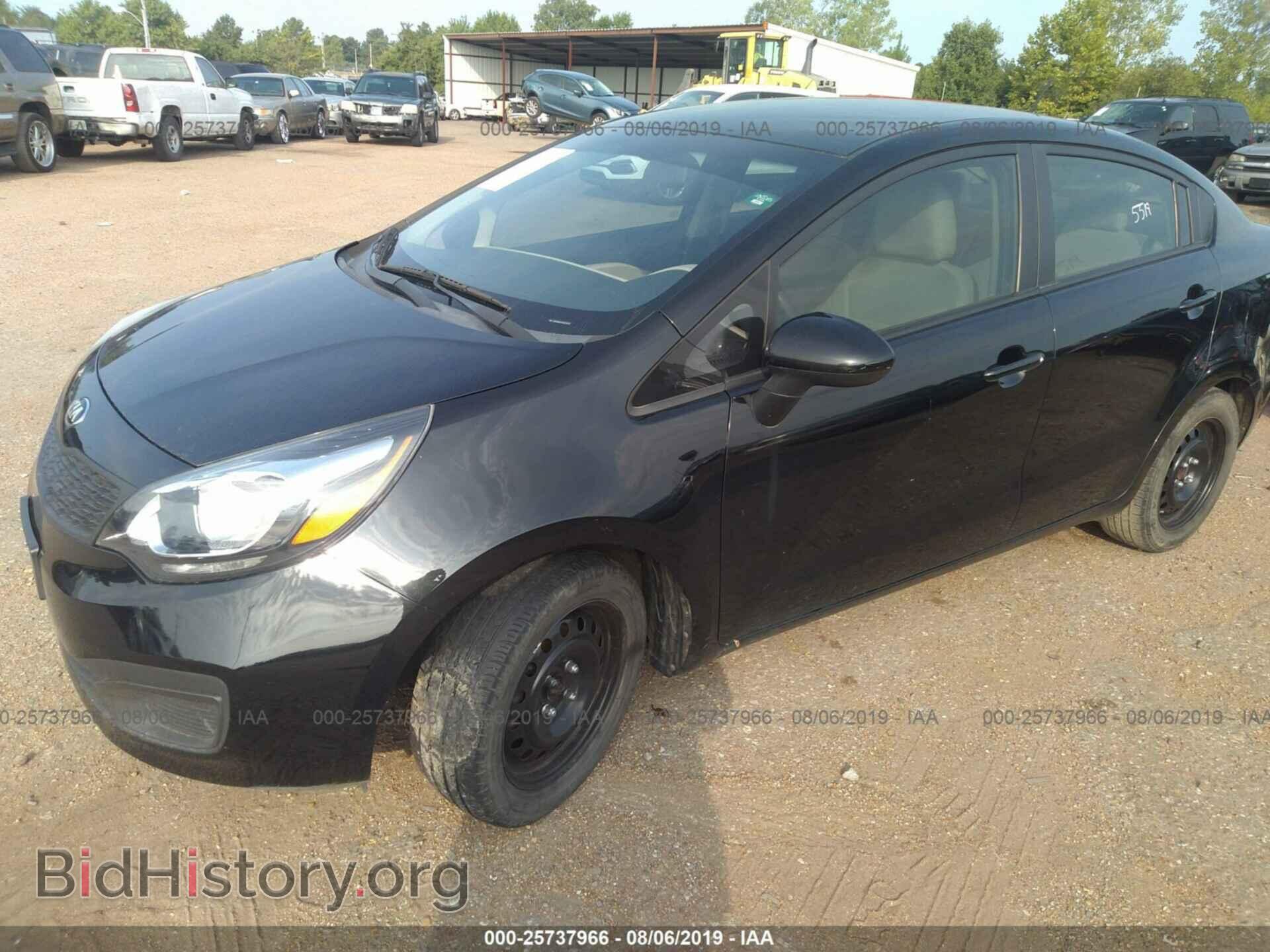 2013 KIA RIO - VIN: KNADM4A32D6234789 - Фото 2