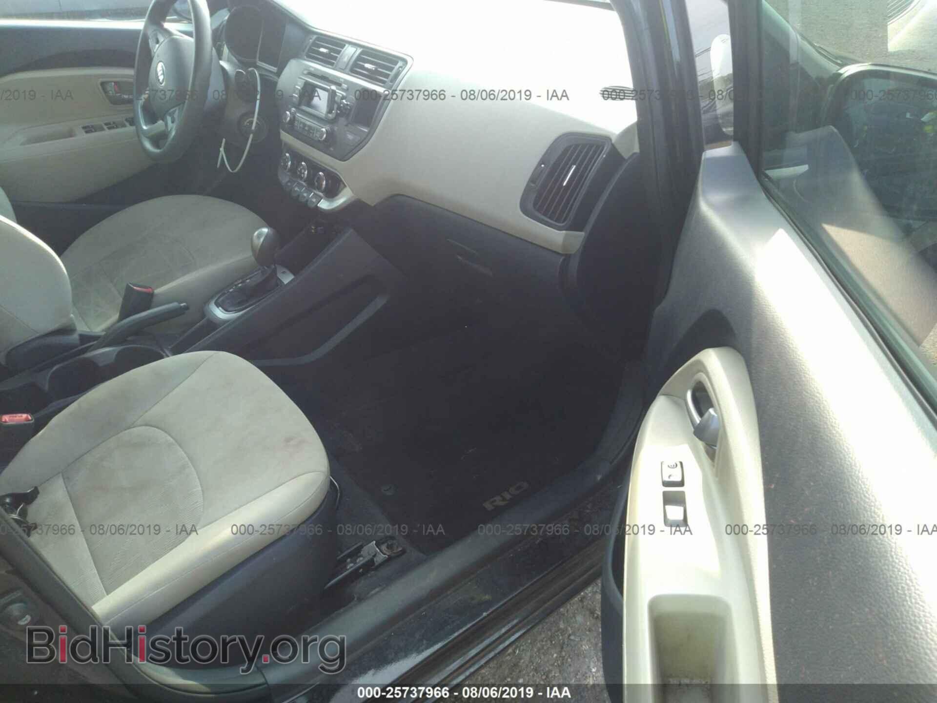 2013 KIA RIO - VIN: KNADM4A32D6234789 - Фото 5