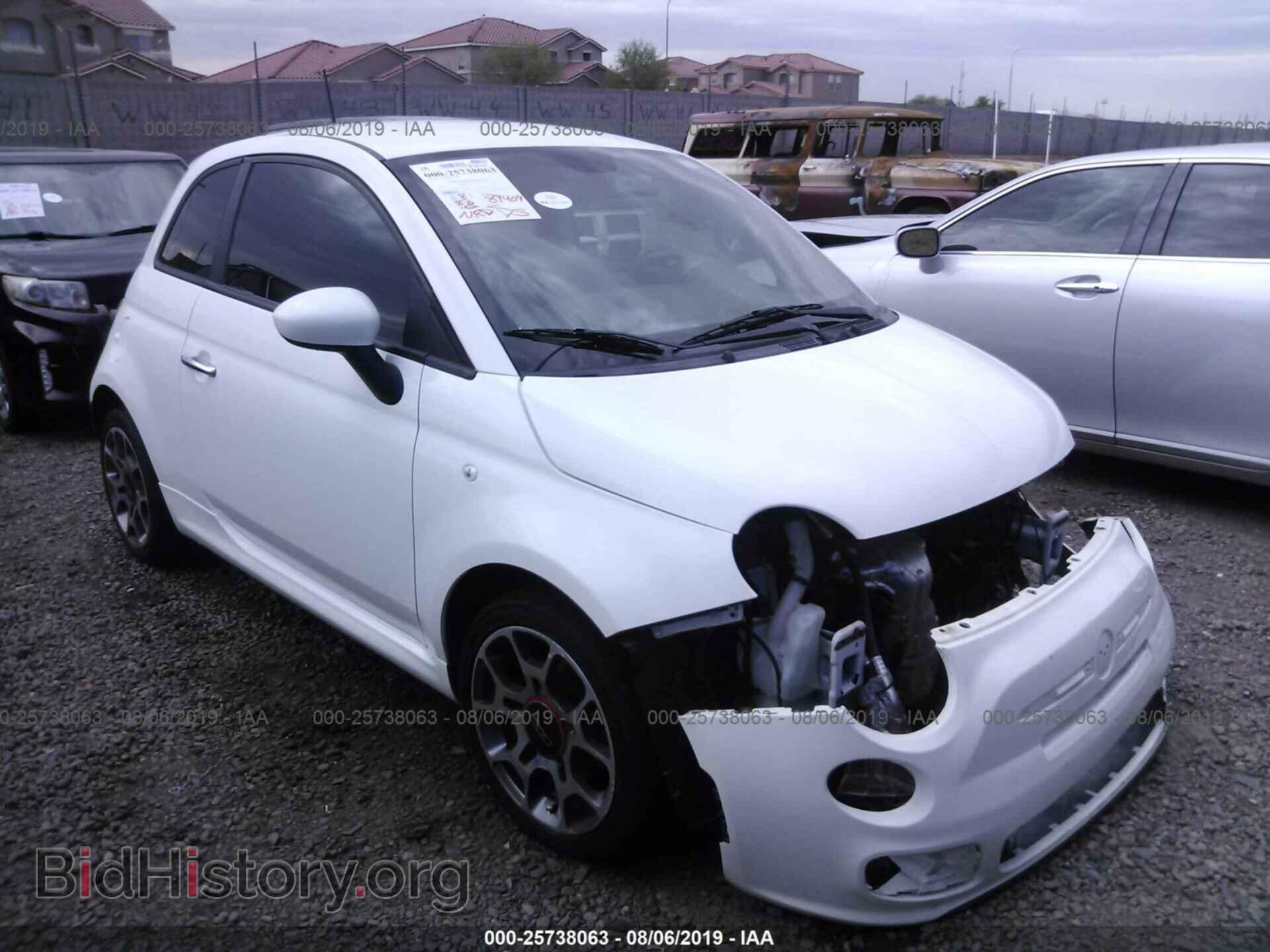 Photo 3C3CFFBR2CT103295 - FIAT 500 2012