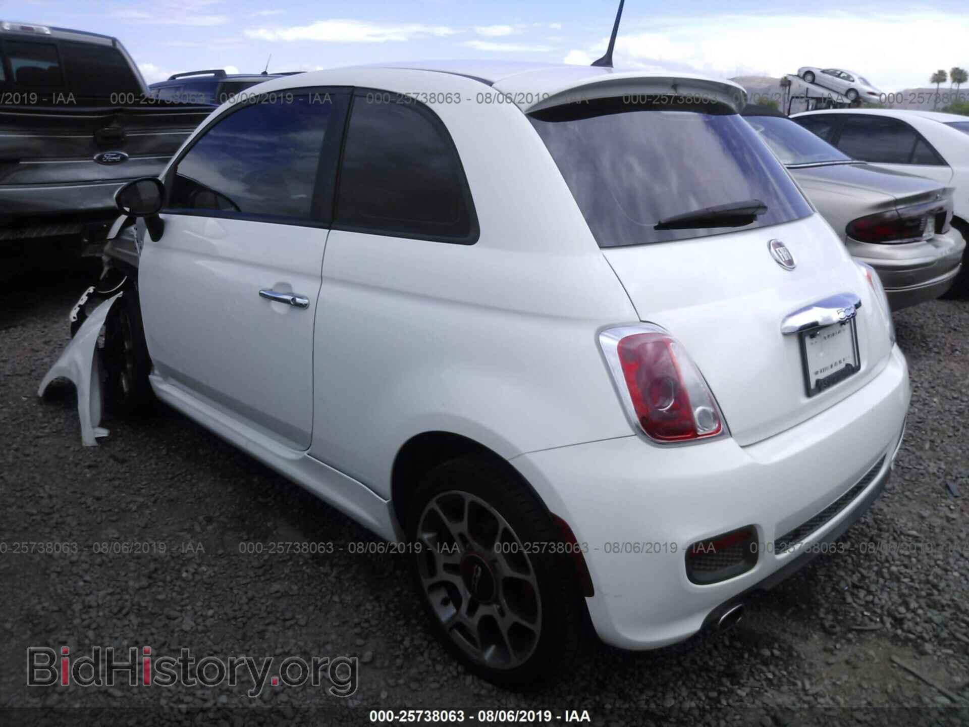 2012 FIAT 500 - VIN: 3C3CFFBR2CT103295 - Фото 3