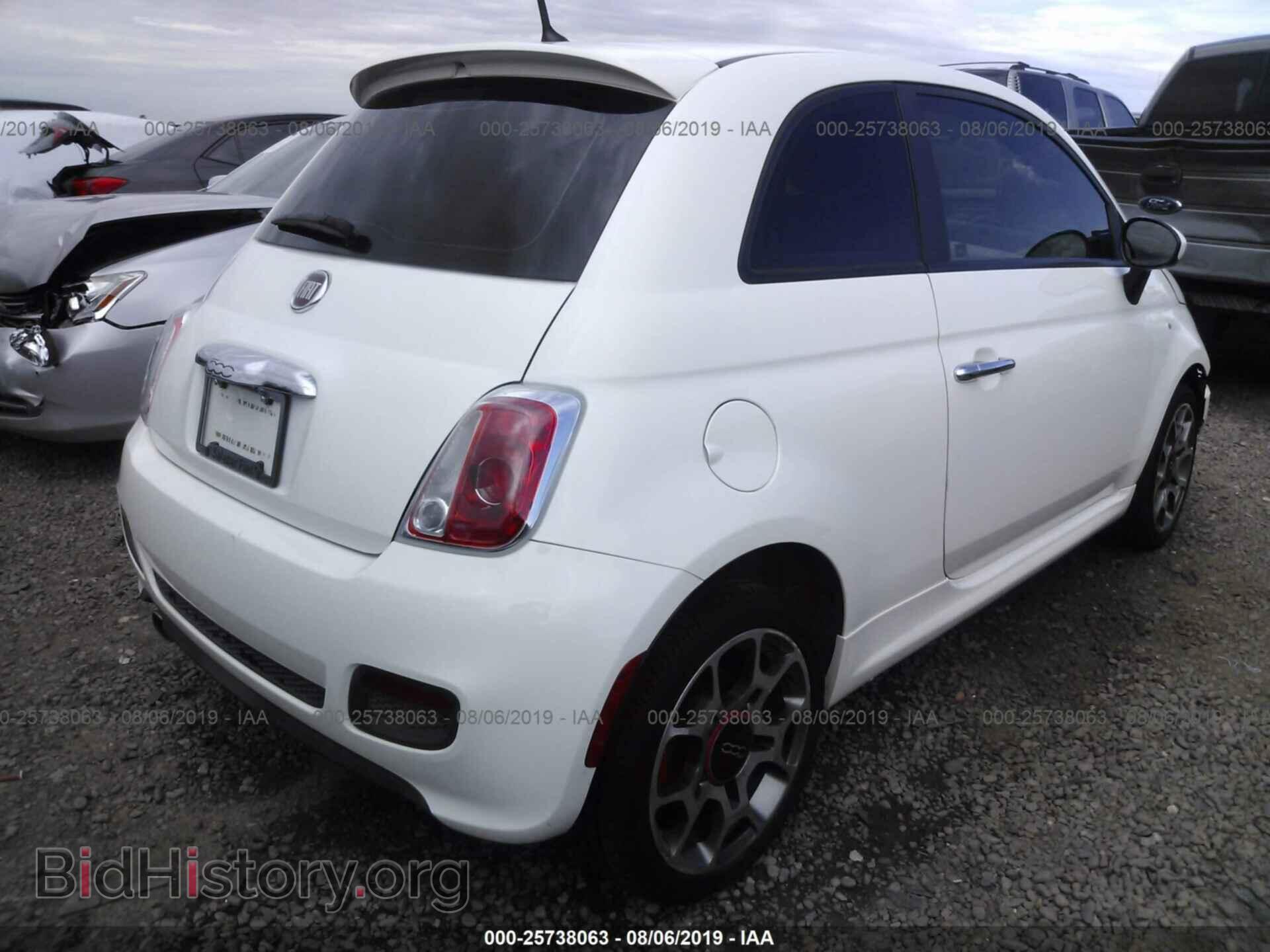 2012 FIAT 500 - VIN: 3C3CFFBR2CT103295 - Фото 4