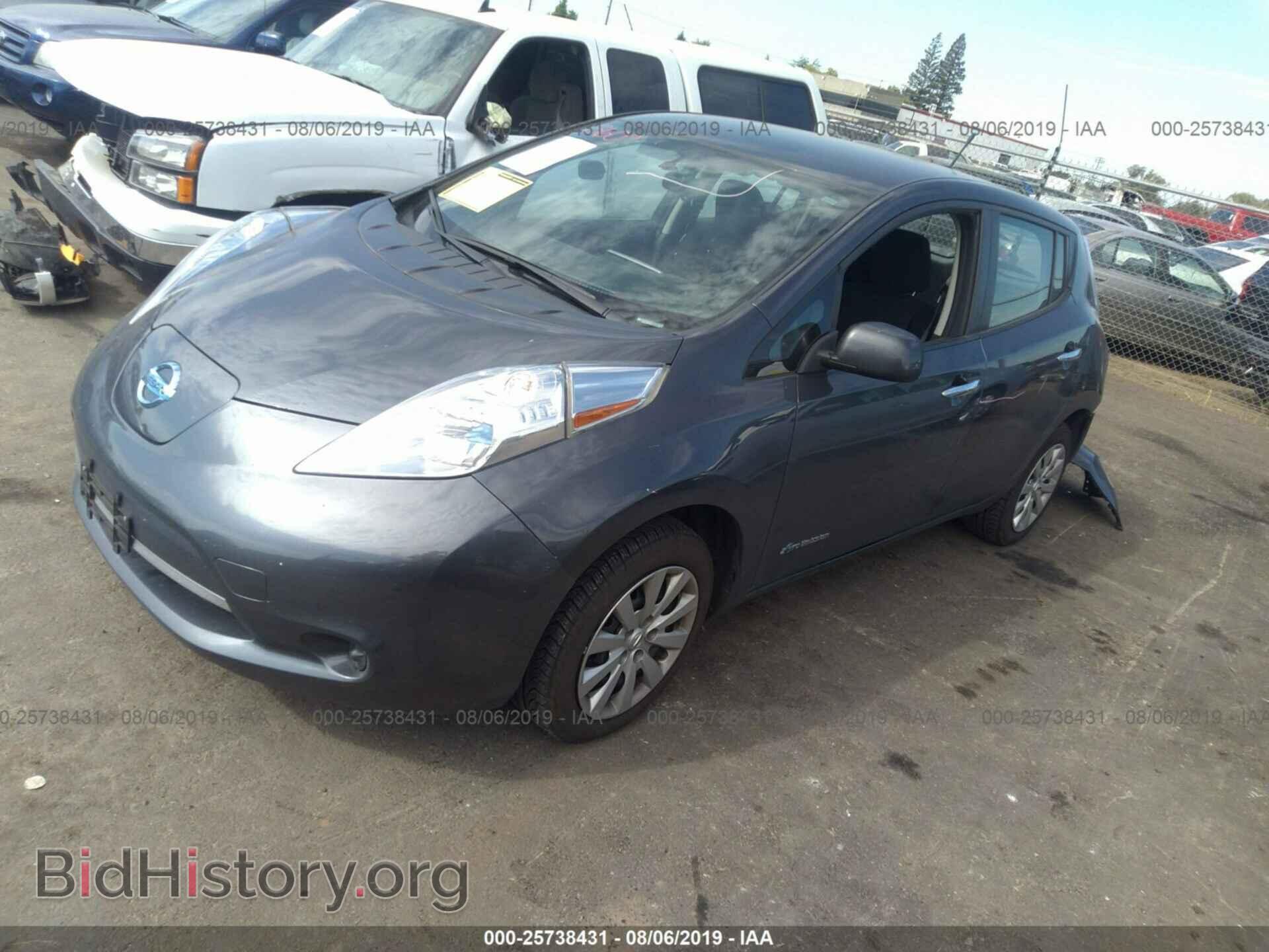 2013 NISSAN LEAF - VIN: 1N4AZ0CP3DC414175 - Фото 2