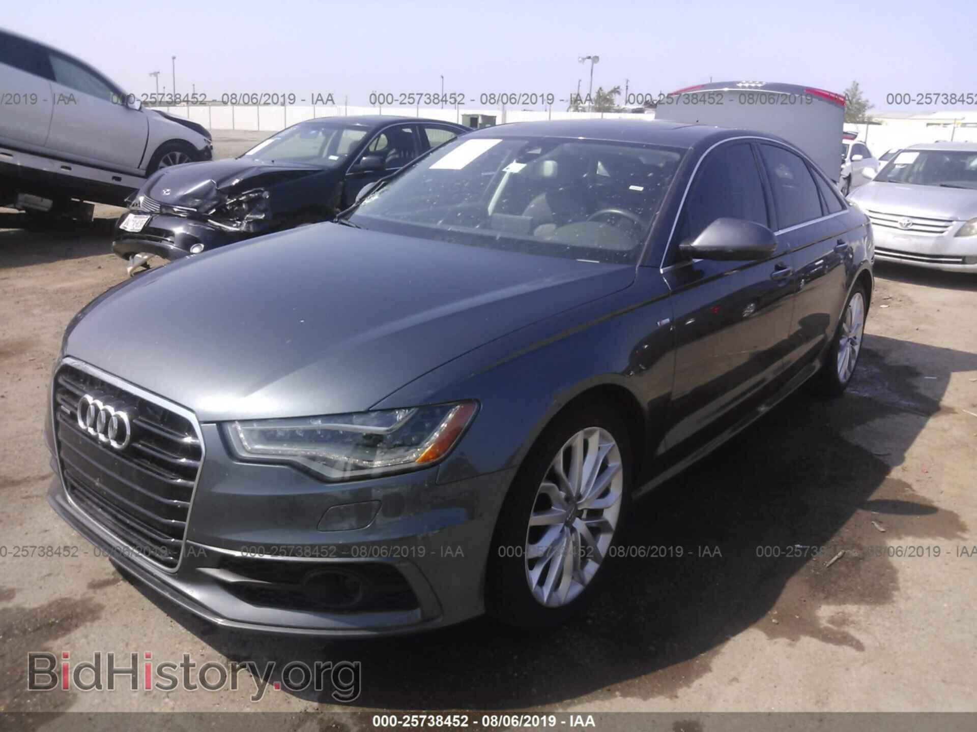 2014 AUDI A6 - VIN: WAUHMAFC4EN090582 - Фото 2