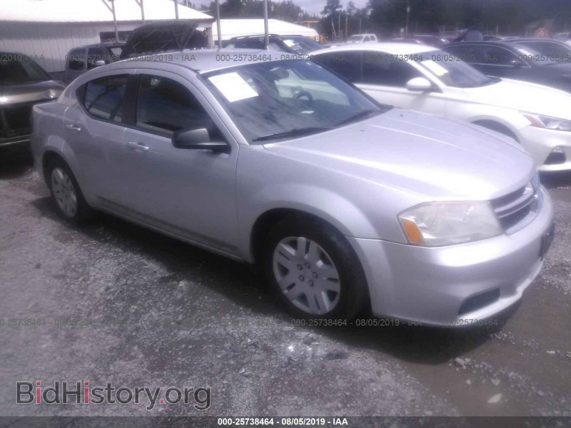 Photo 1C3CDZAB4CN293645 - DODGE AVENGER 2012