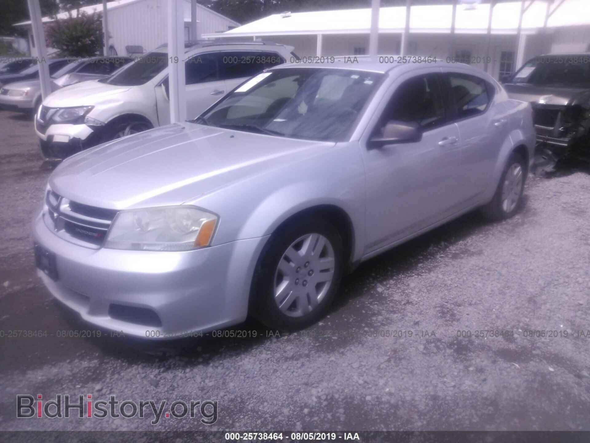 2012 DODGE AVENGER - VIN: 1C3CDZAB4CN293645 - Фото 2