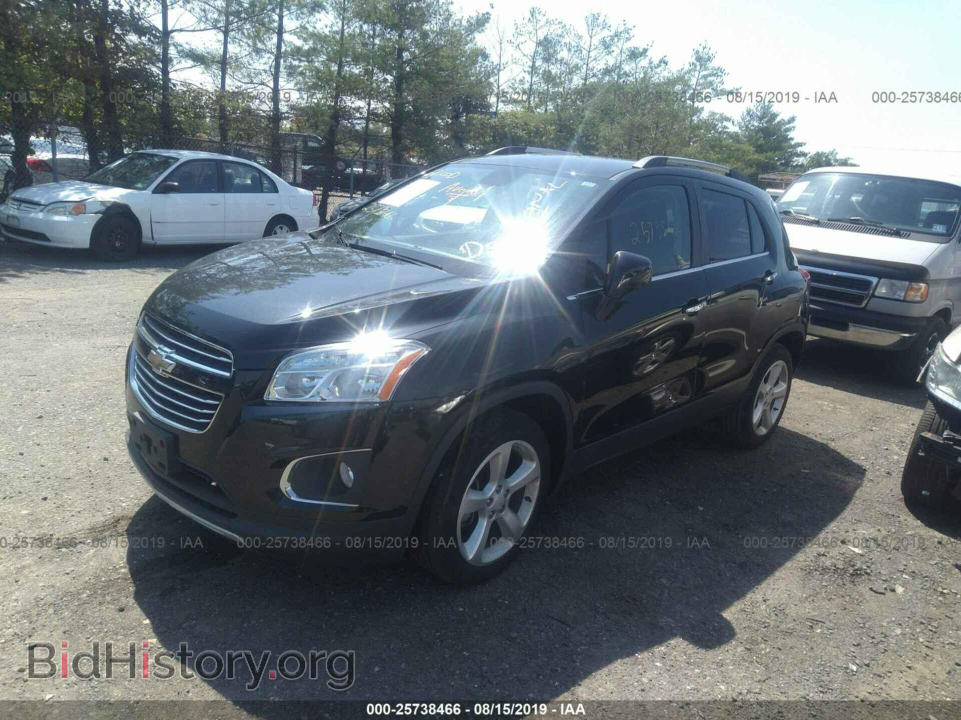 2015 CHEVROLET TRAX - VIN: 3GNCJTSB9FL174193 - Фото 2