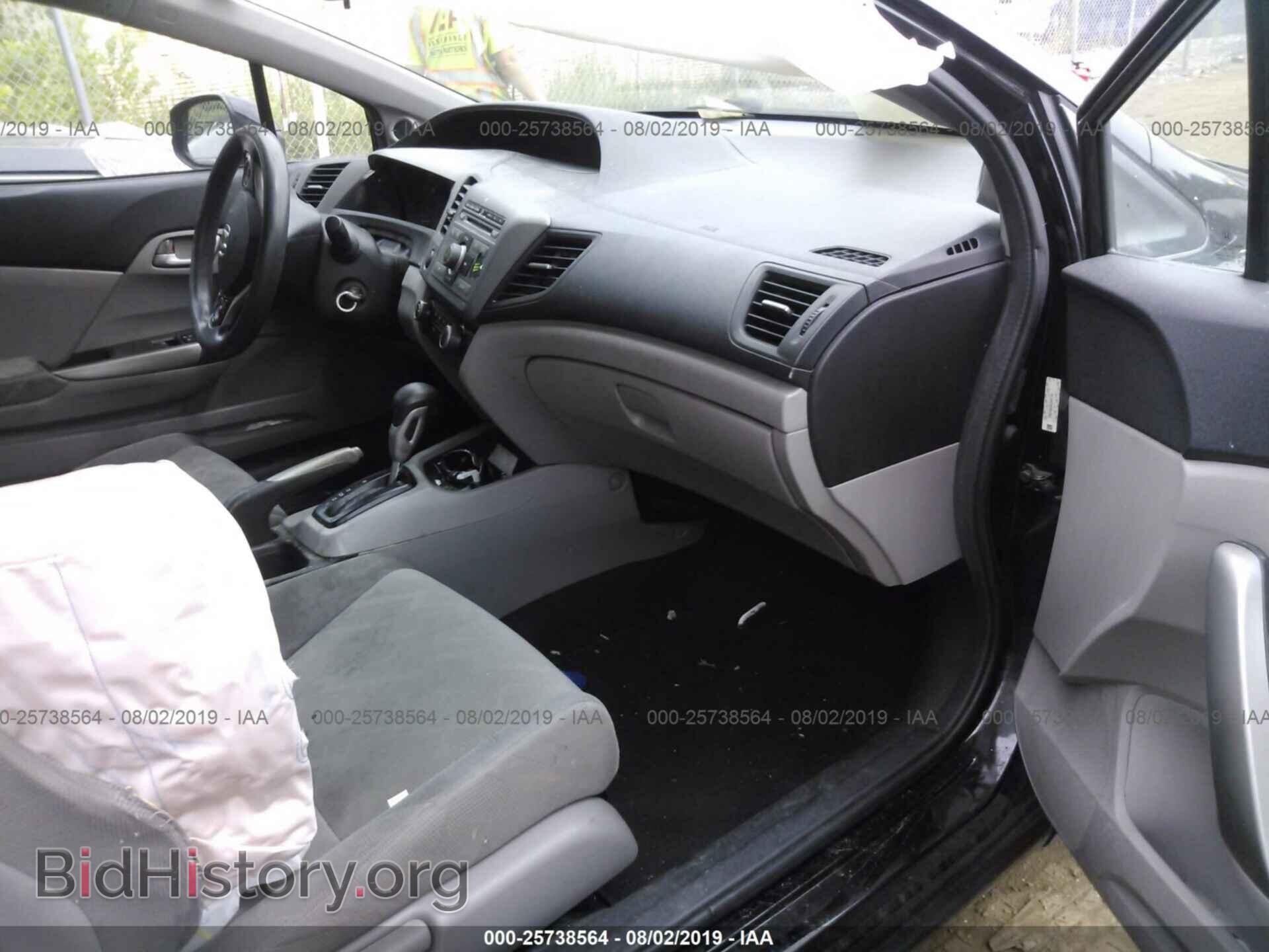 2012 HONDA CIVIC - VIN: 2HGFG3B54CH547113 - Фото 5