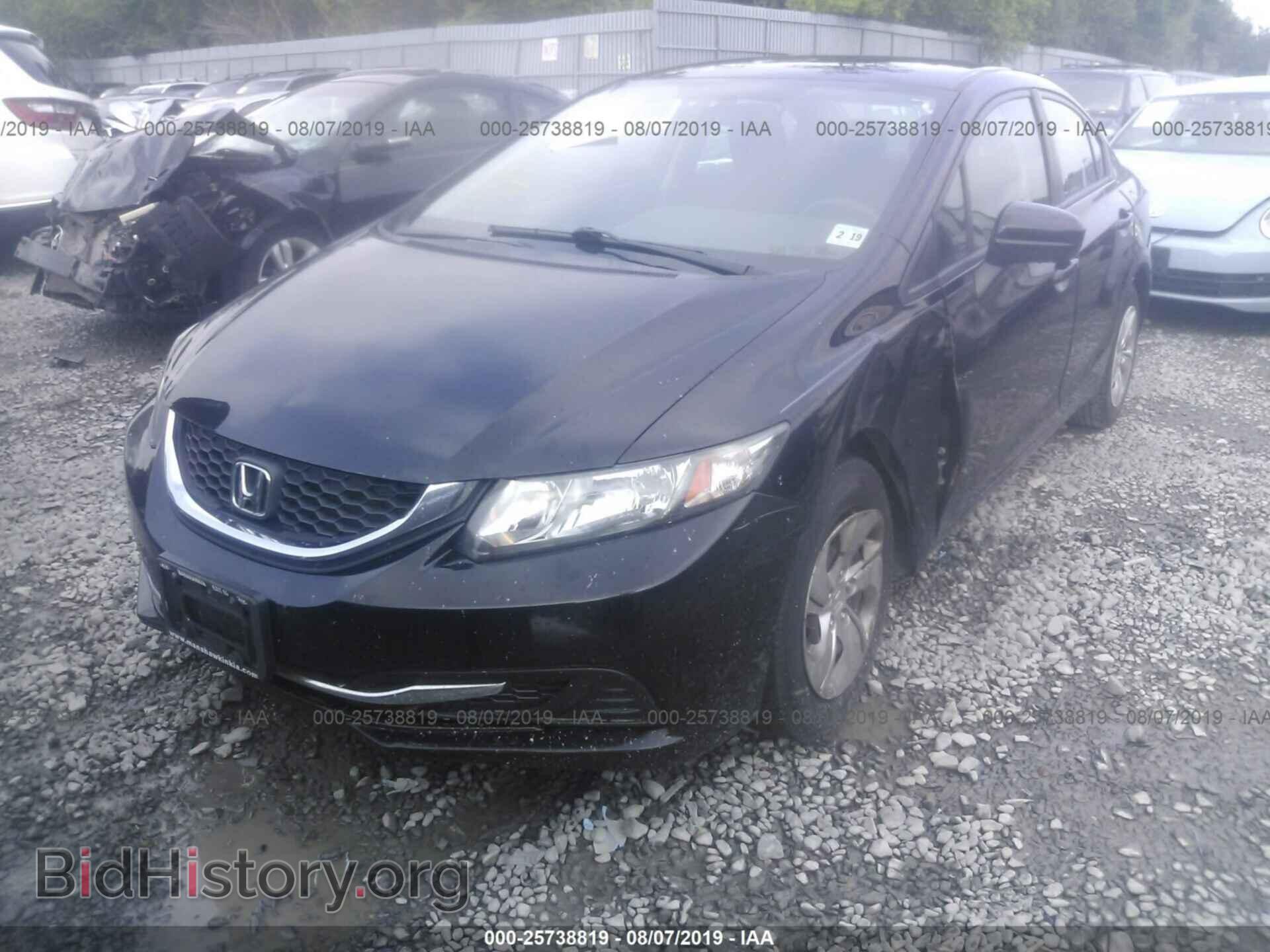 2014 HONDA CIVIC - VIN: 19XFB2F5XEE207934 - Фото 2