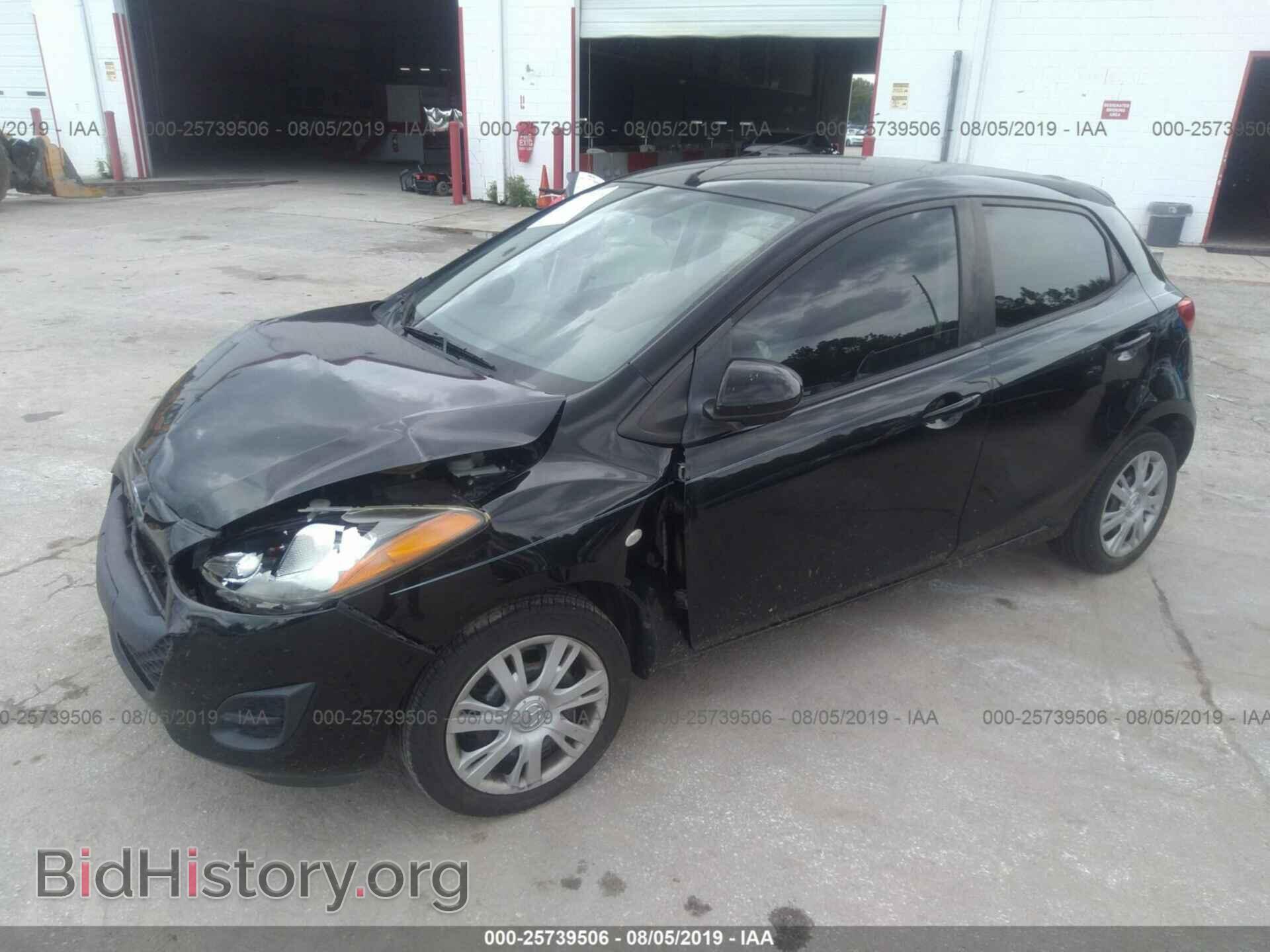 2012 MAZDA MAZDA2 - VIN: JM1DE1KY2C0147209 - Фото 2