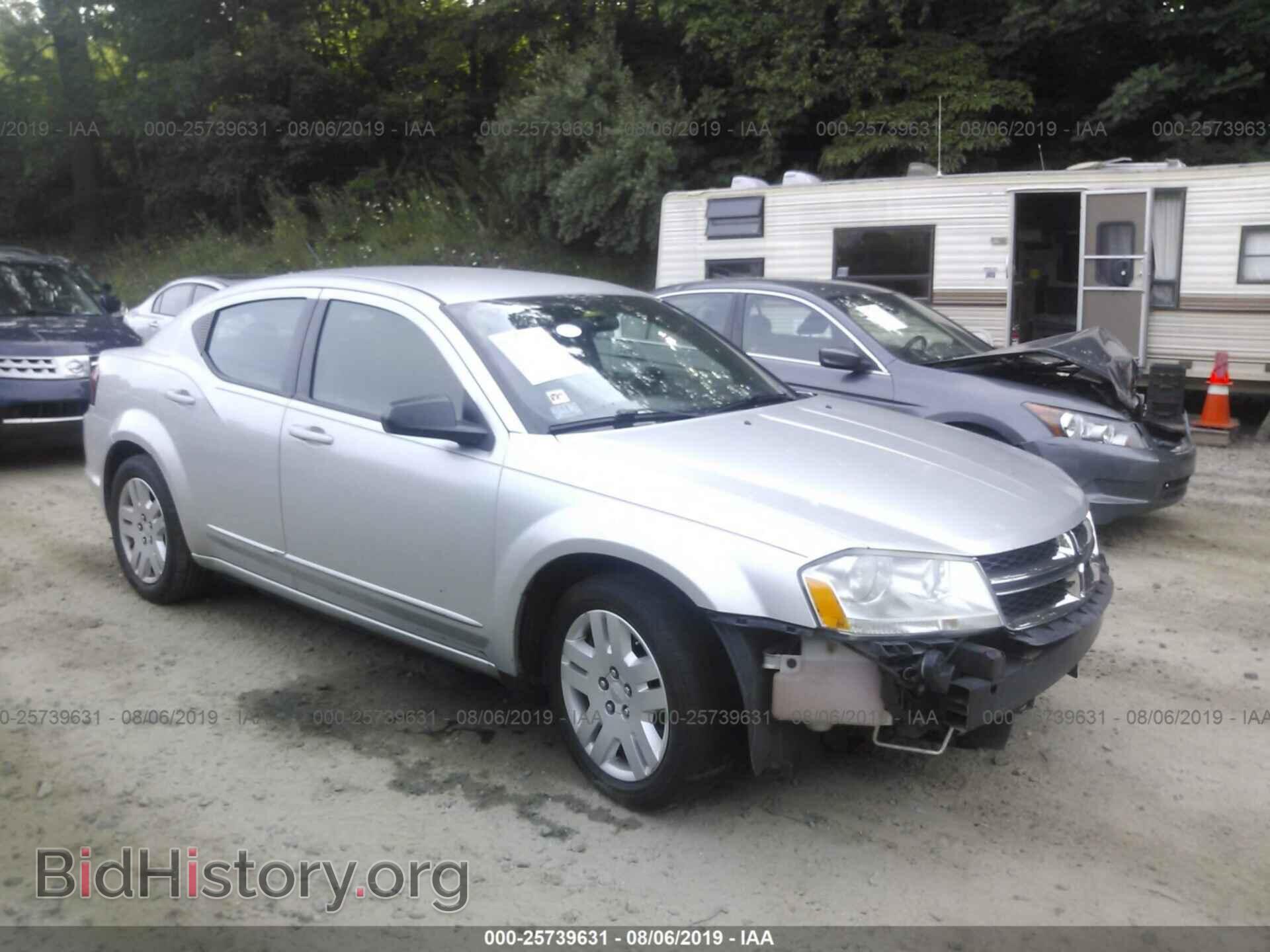 Фотография 1C3CDZAB6CN323437 - DODGE AVENGER 2012